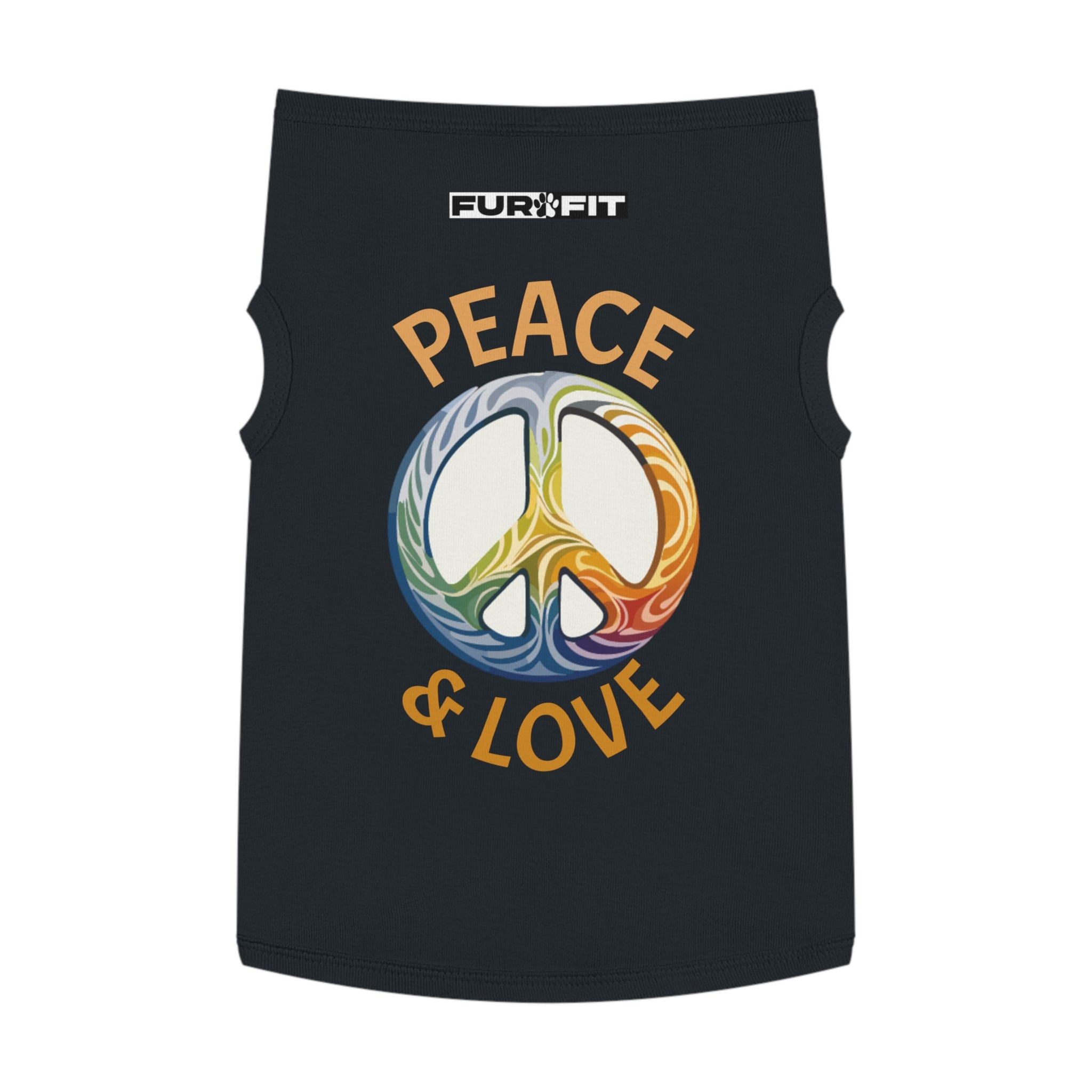 Pet T-shirt | "Peace & Love"