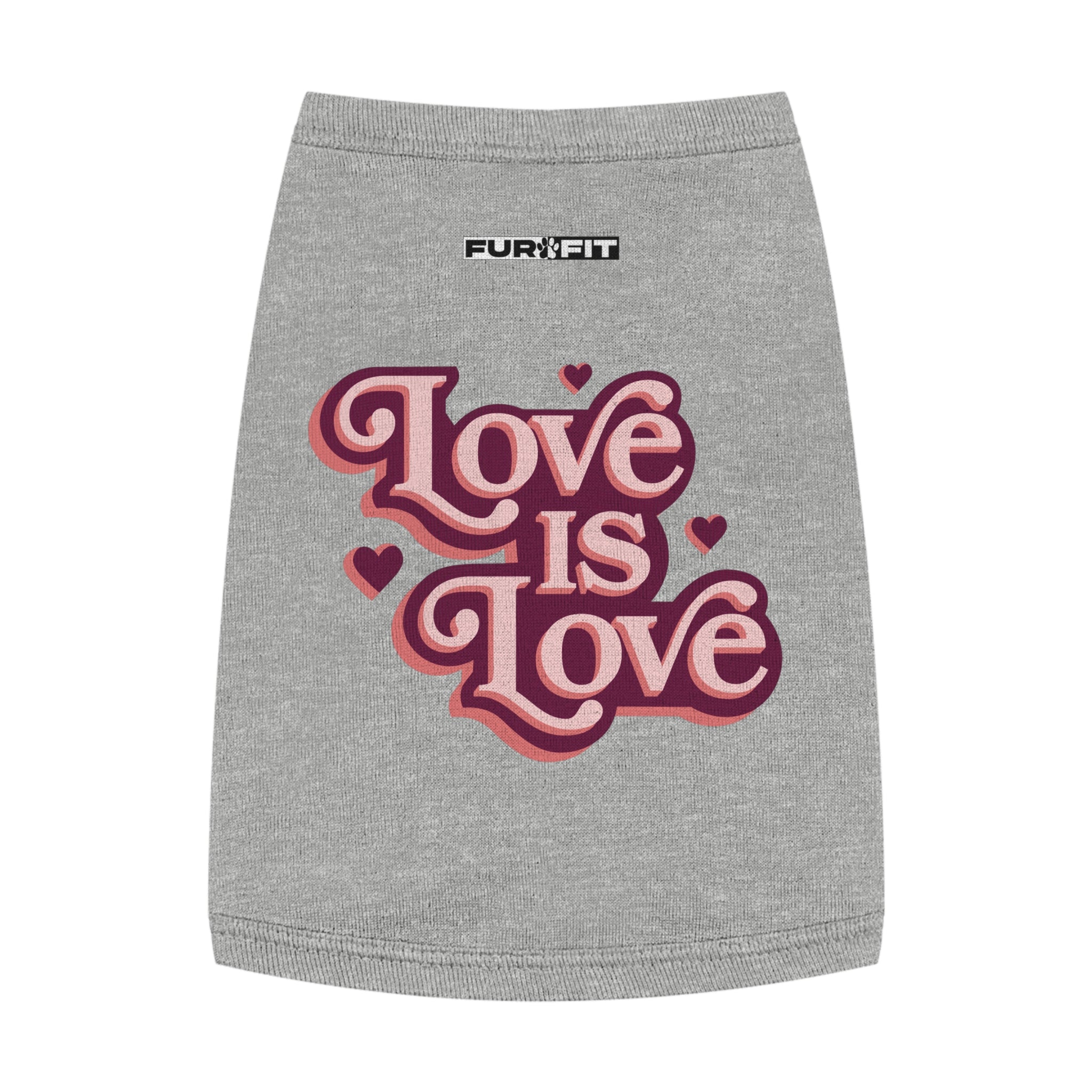Pet T-shirt | "Love is Love"