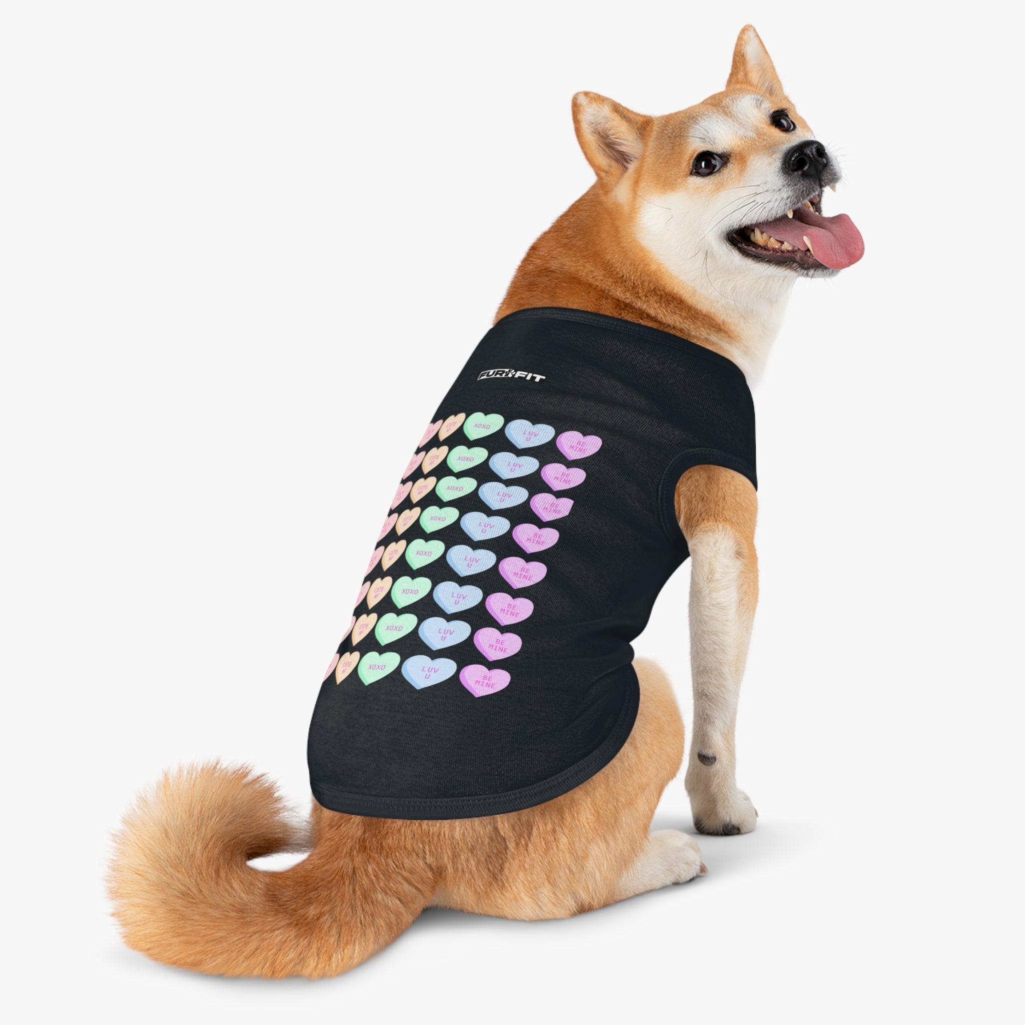 Pet T-shirt | Candy Heart Valentine Tee