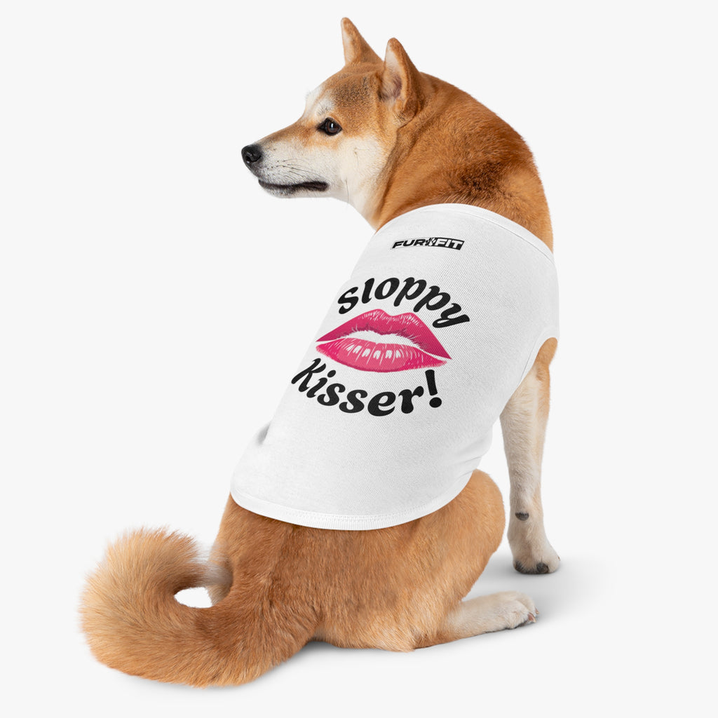 Pet T-shirt | "Sloppy Kisser"
