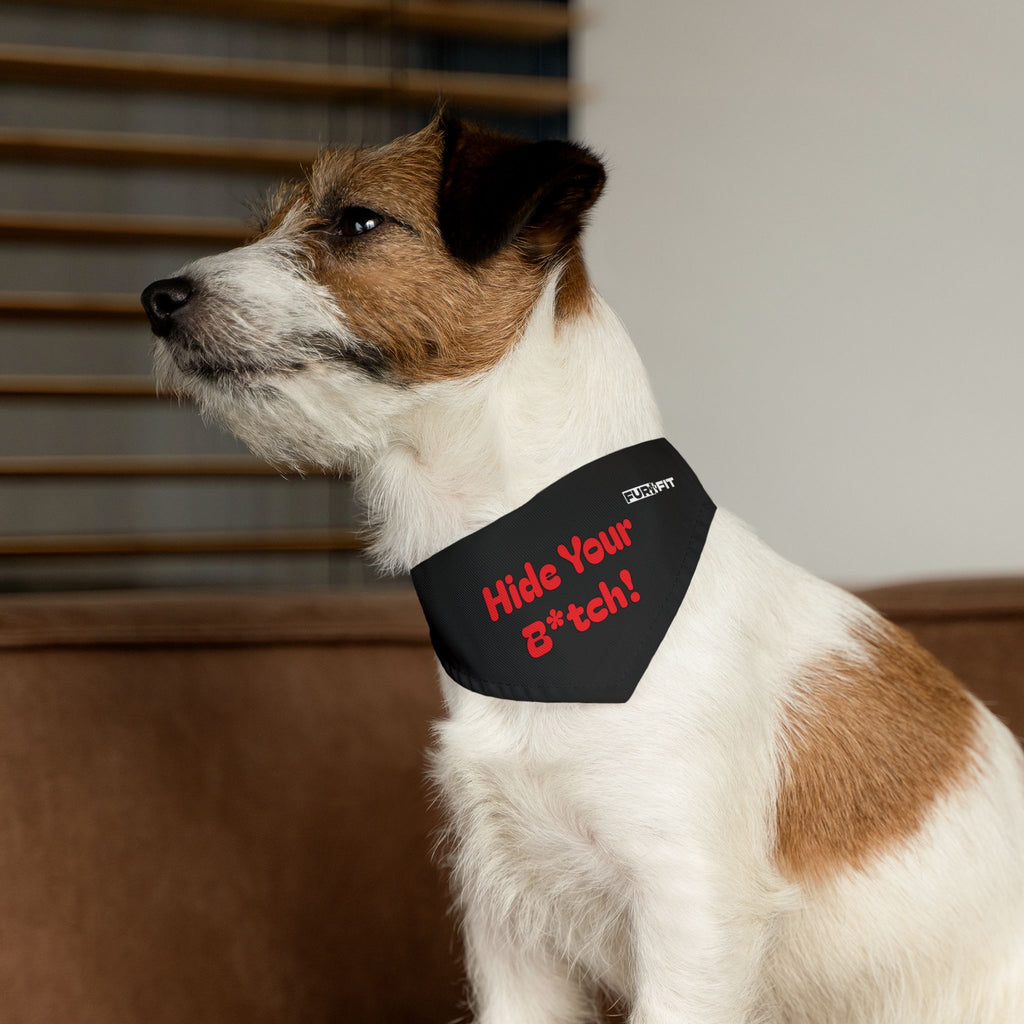 Pet Bandana Collar | 'Hide Your B*tch!'