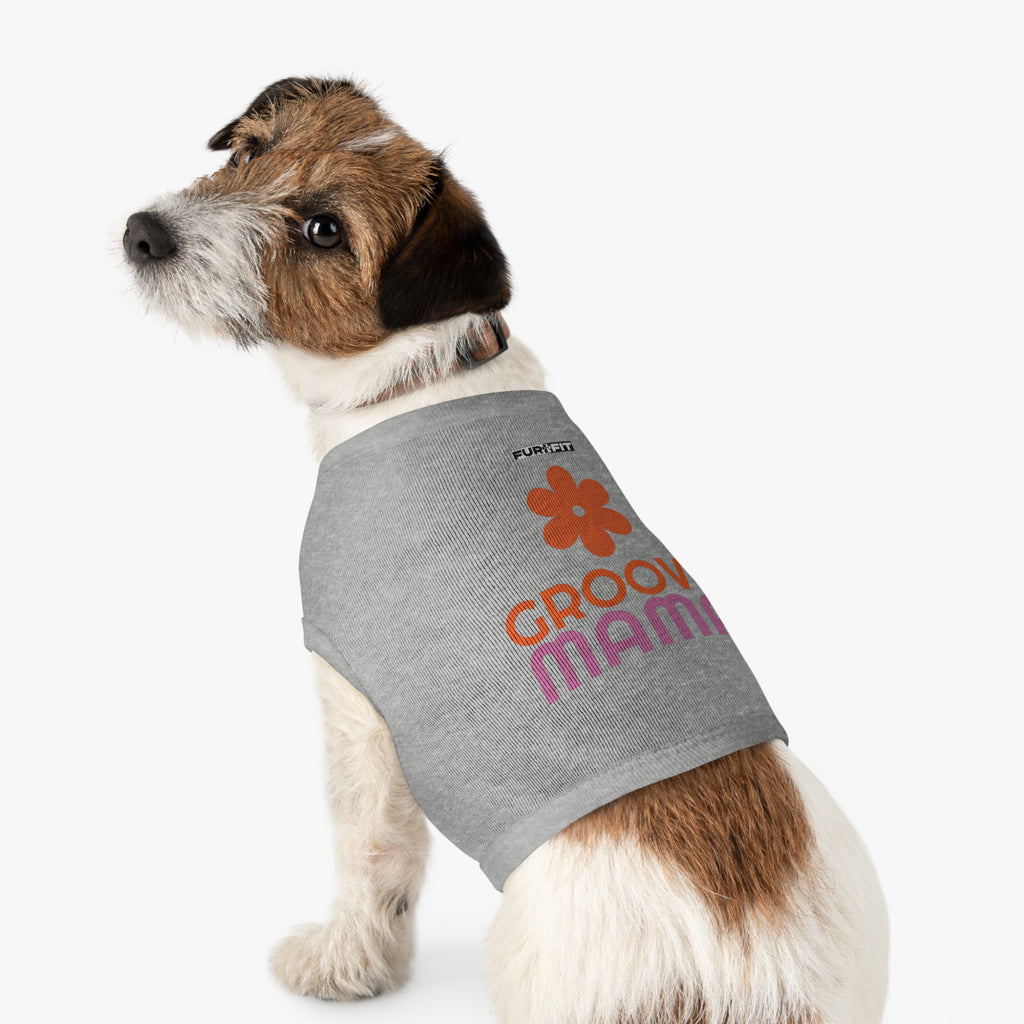 Pet T-shirt | "Groovy Mama"