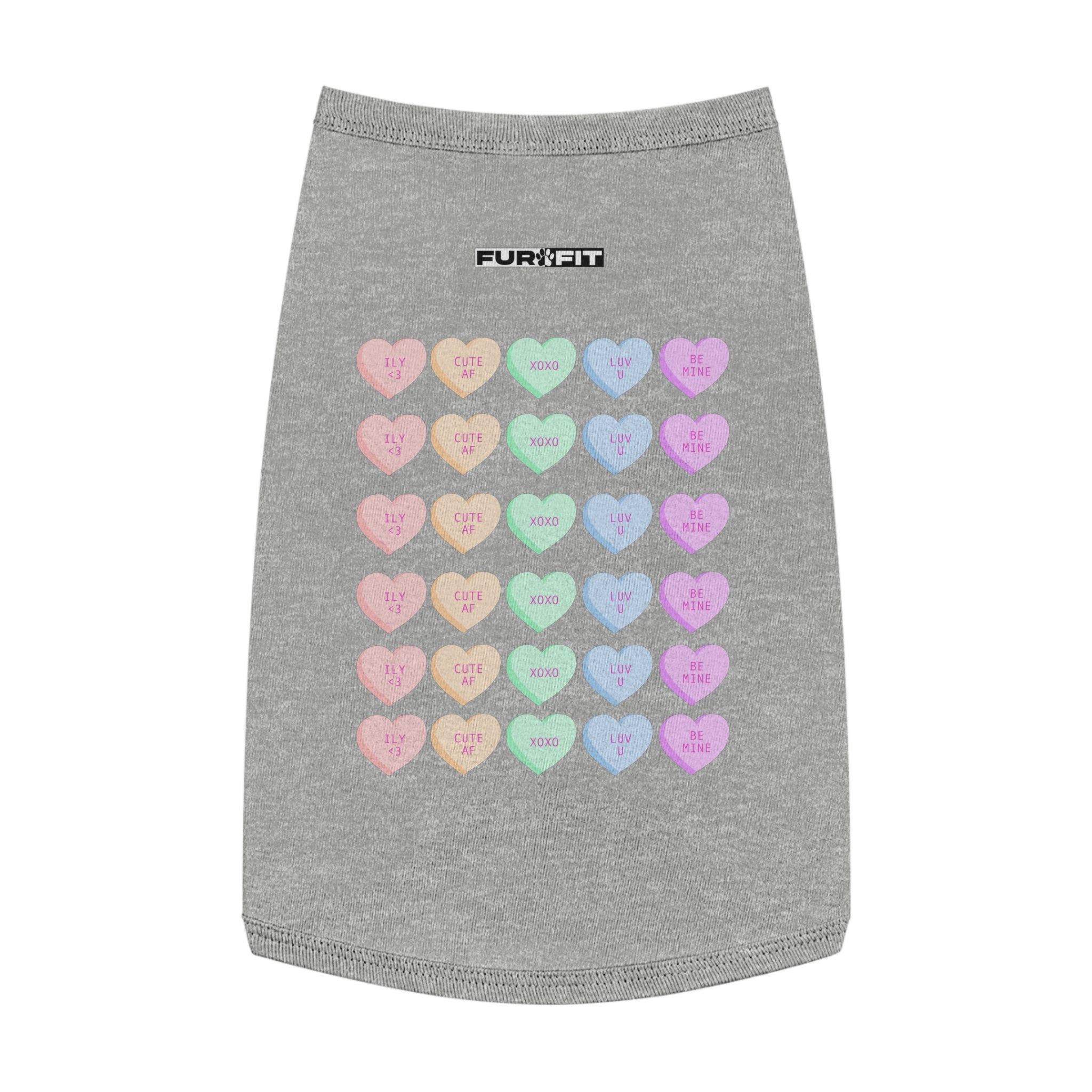 Pet T-shirt | Candy Heart Valentine Tee