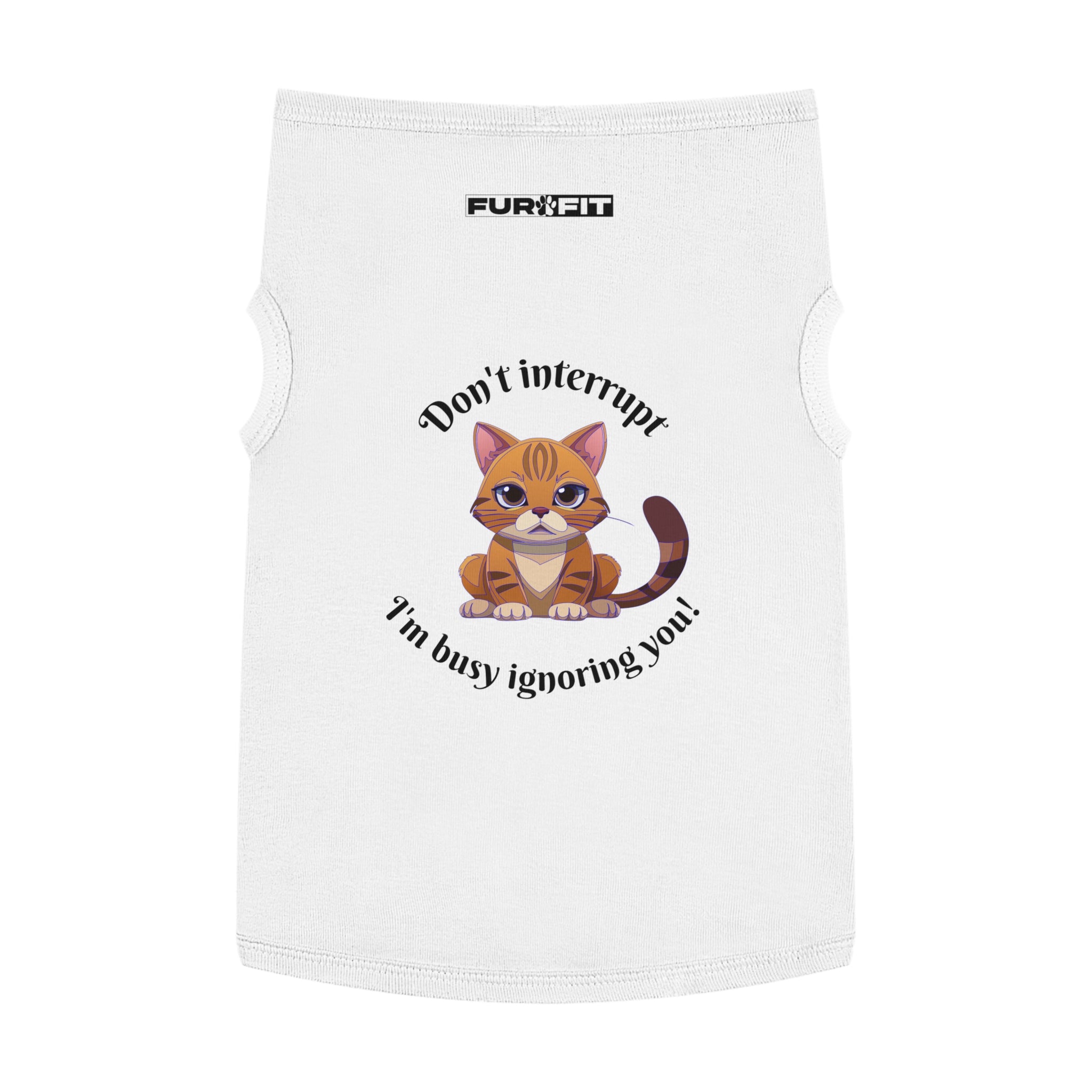 Pet T-shirt | "Don't Interrupt I'm Busy Ignoring You"