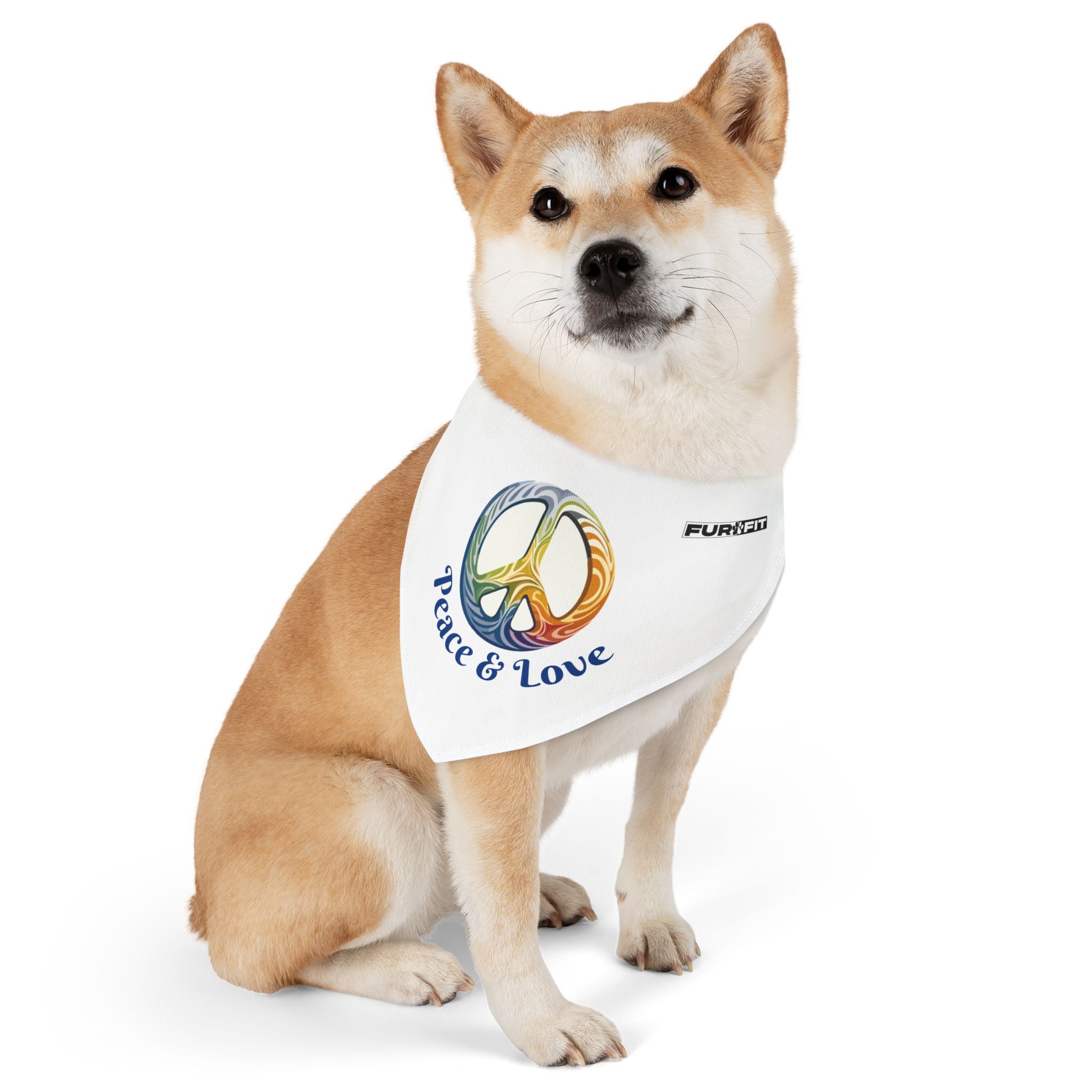 Pet Bandana | 'Peace & Love'