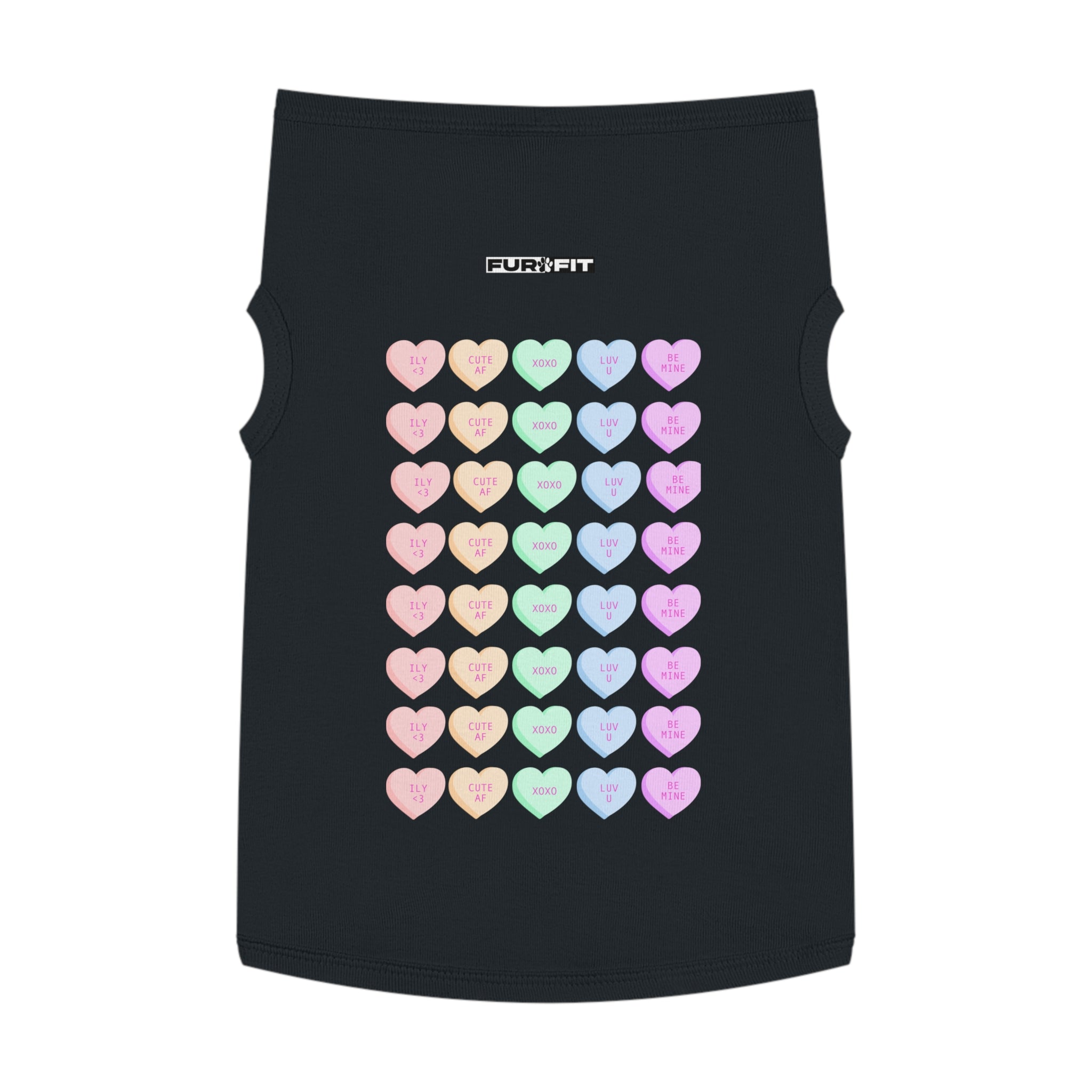 Pet T-shirt | Candy Heart Valentine Tee