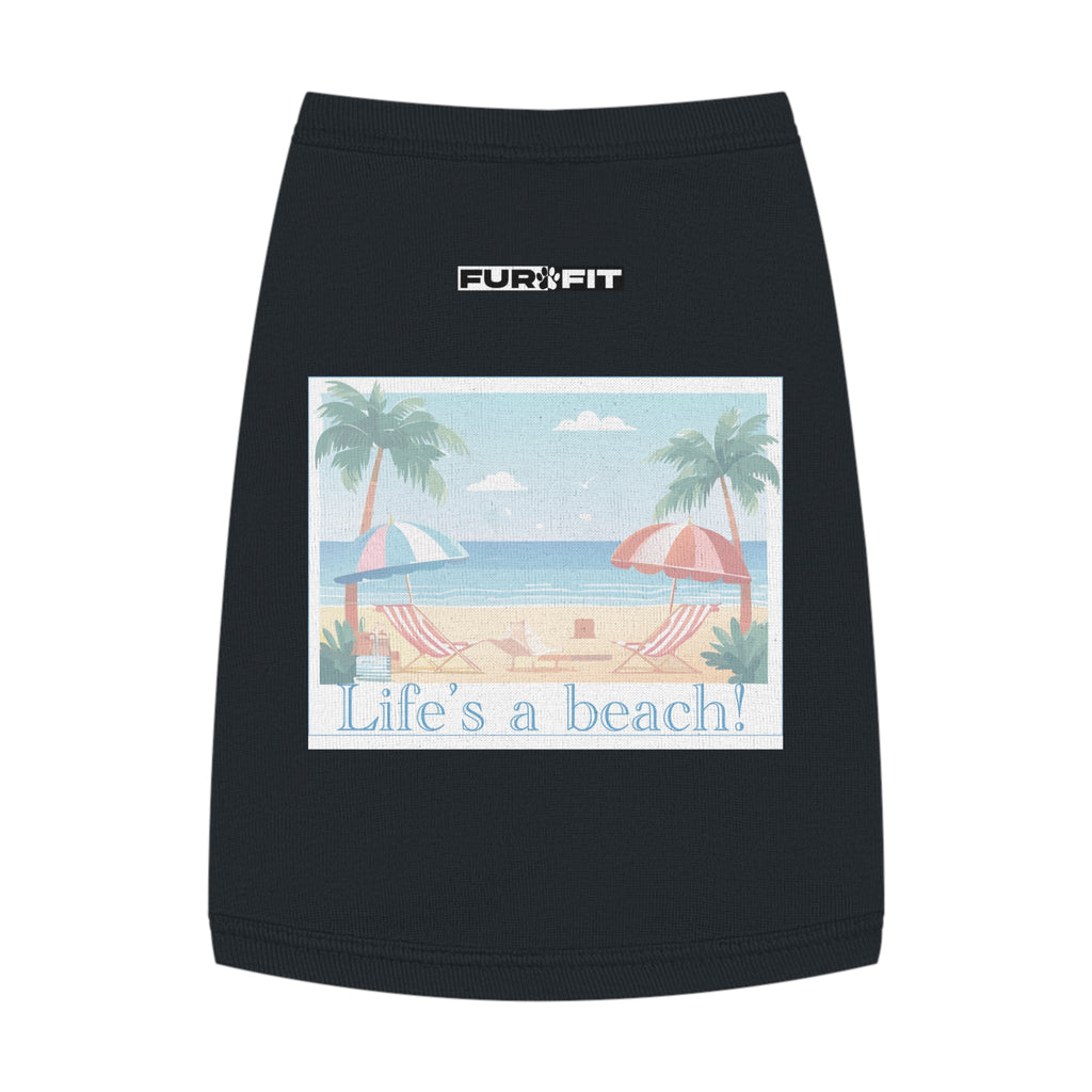 Pet T-shirt | "Life's a Beach"