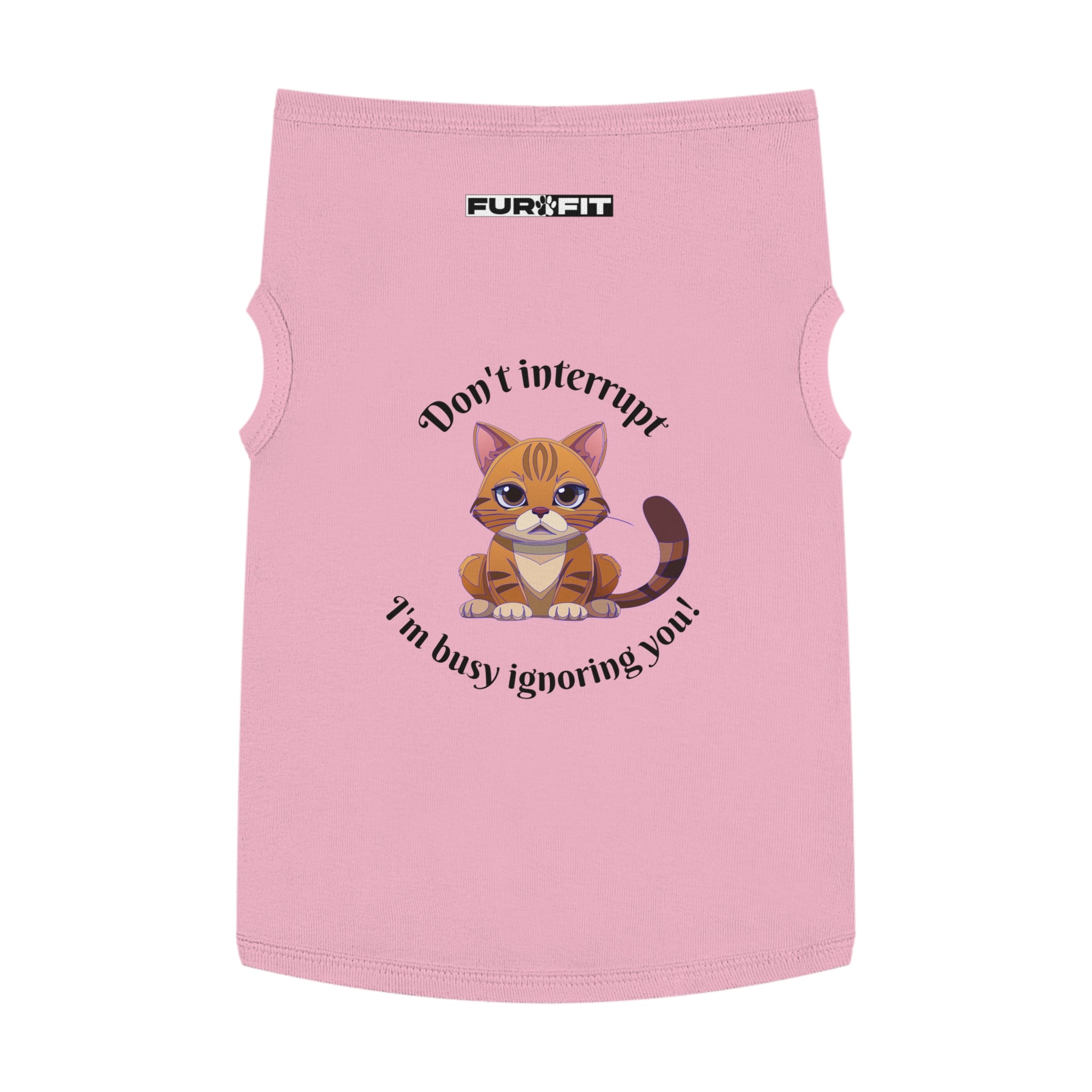 Pet T-shirt | "Don't Interrupt I'm Busy Ignoring You"