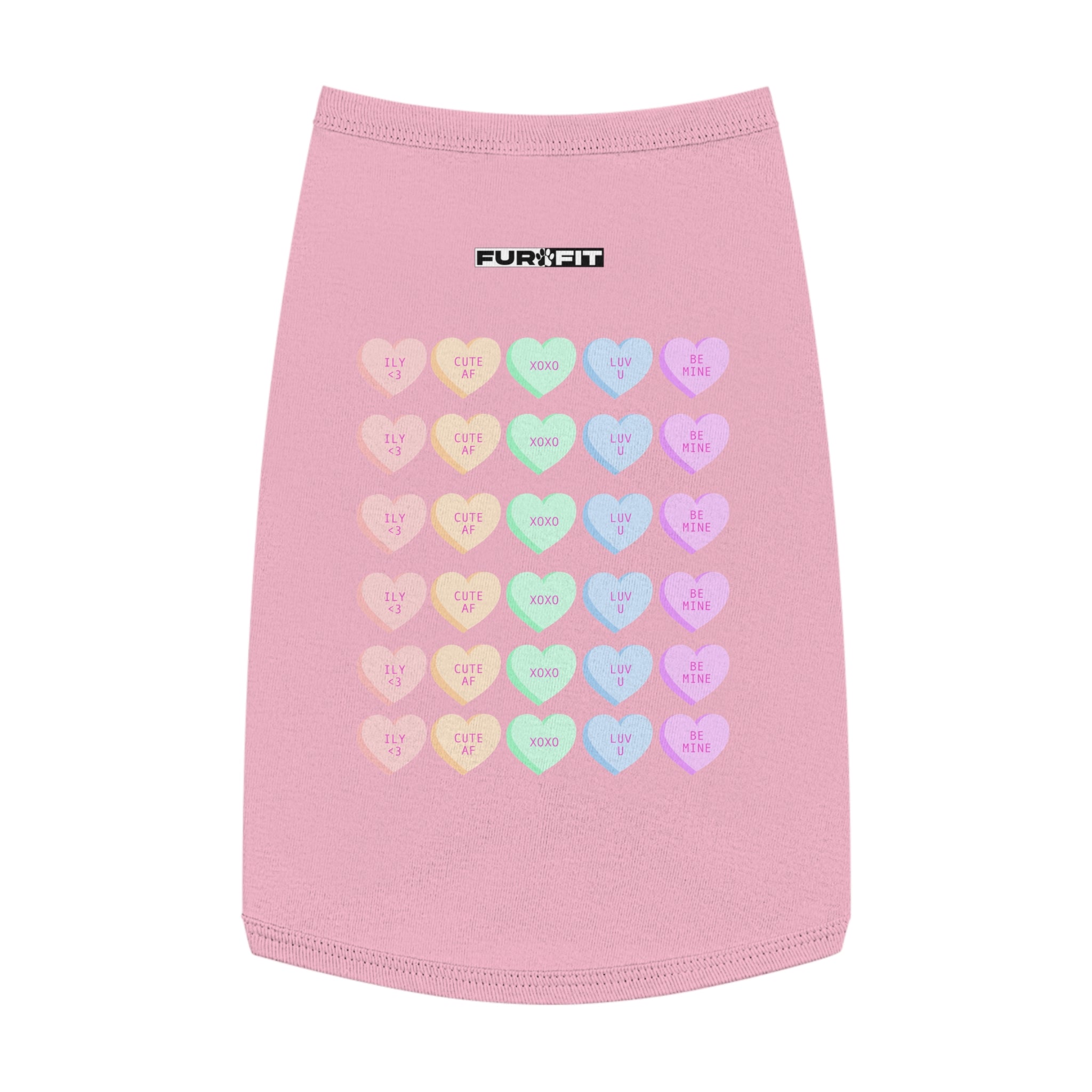Pet T-shirt | Candy Heart Valentine Tee
