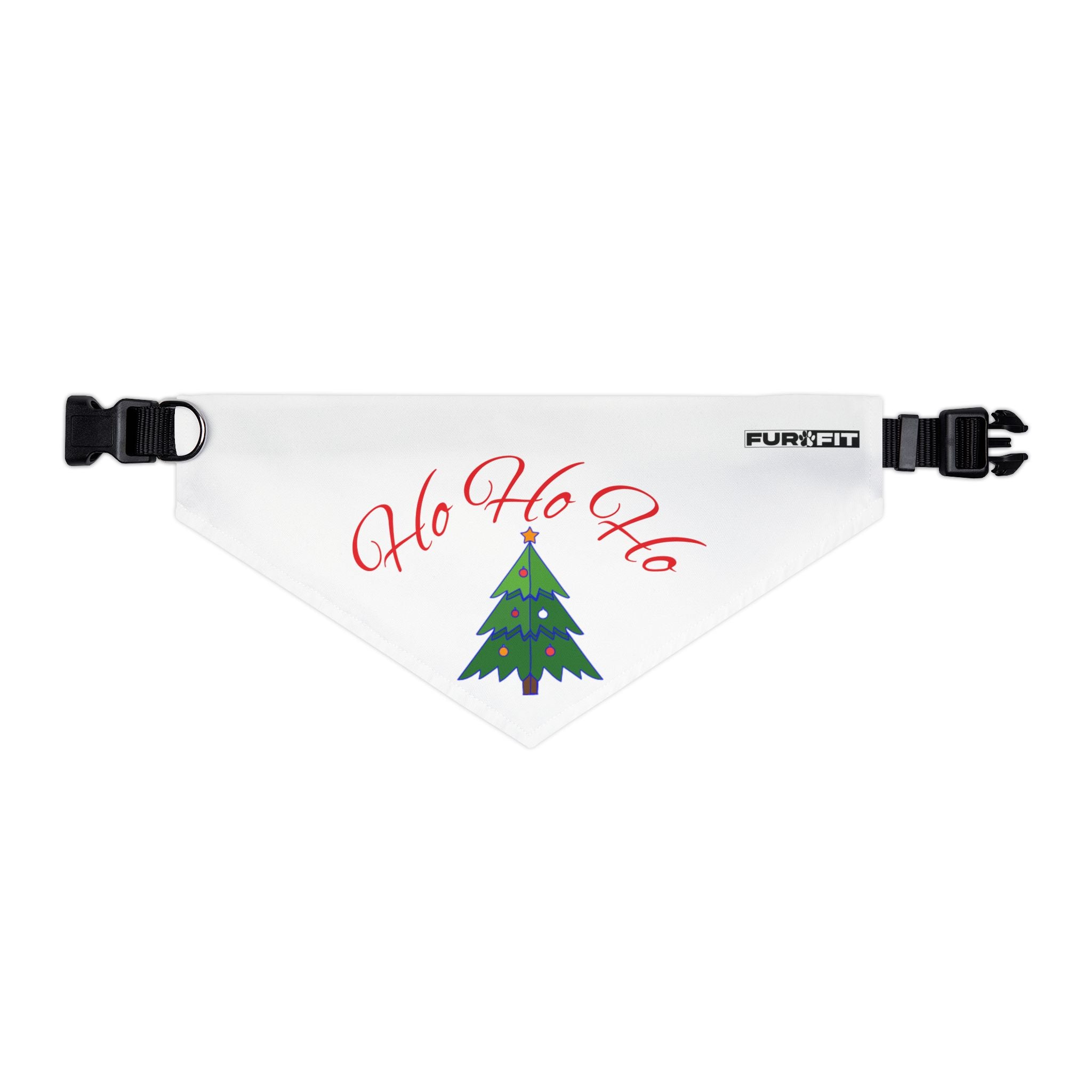 Pet Bandana Collar | 'Ho Ho Ho' (with tree)