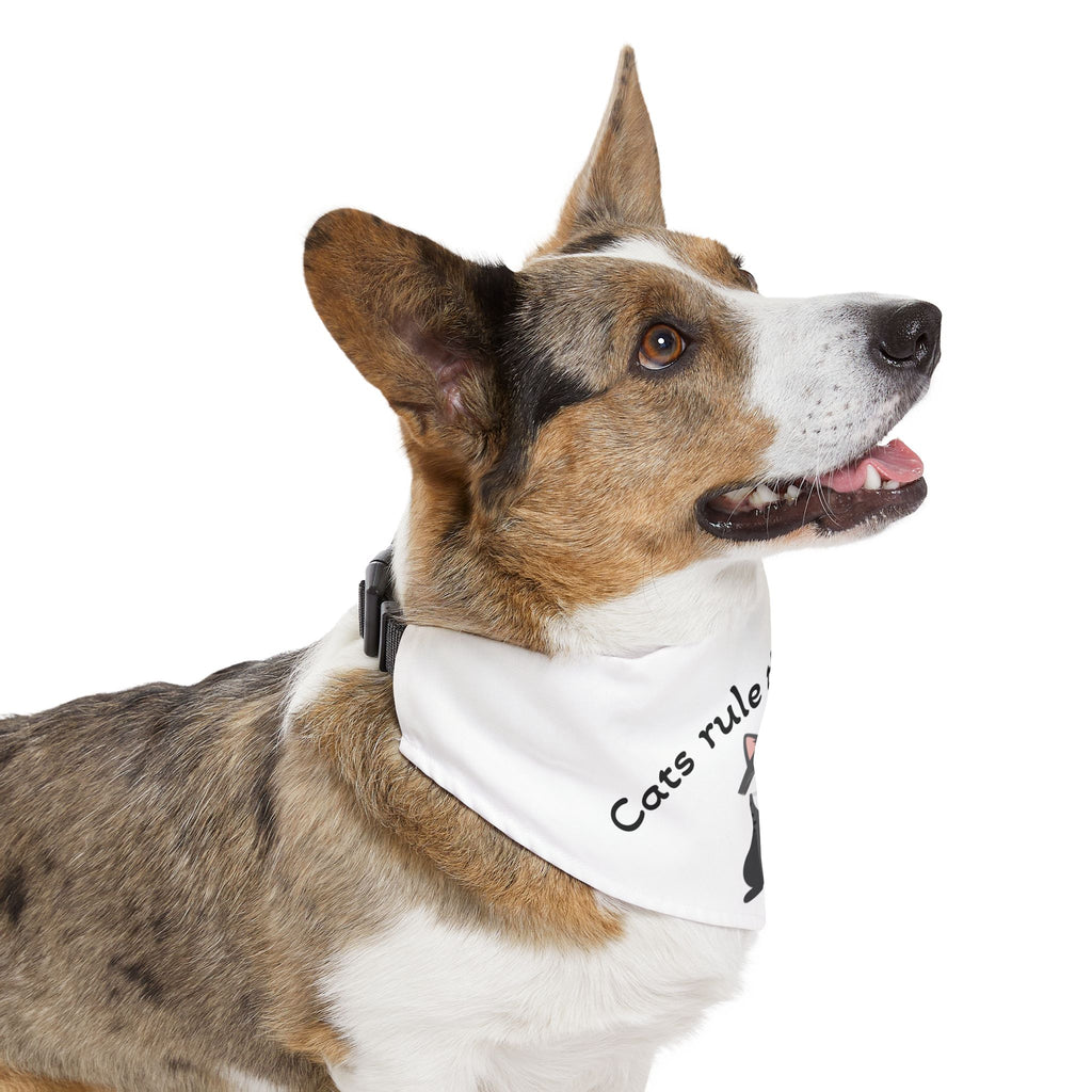 Pet Bandana Collar | 'Cats Rule the World!'