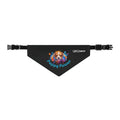 Pet Bandana Collar | 'Puppy Power' (on black)