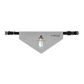 Pet Bandana Collar | 'Snowman' (on gray)