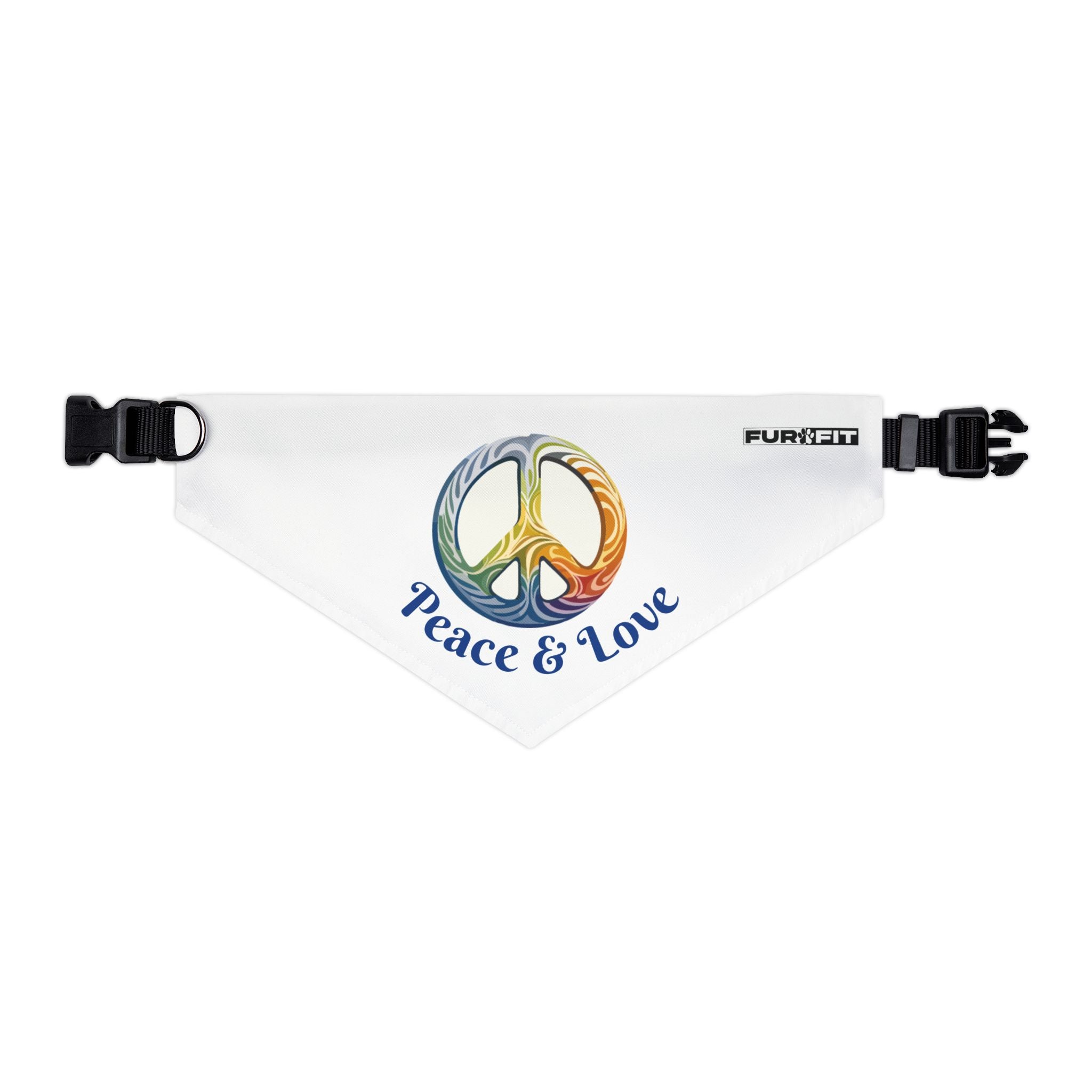 Pet Bandana | 'Peace & Love'