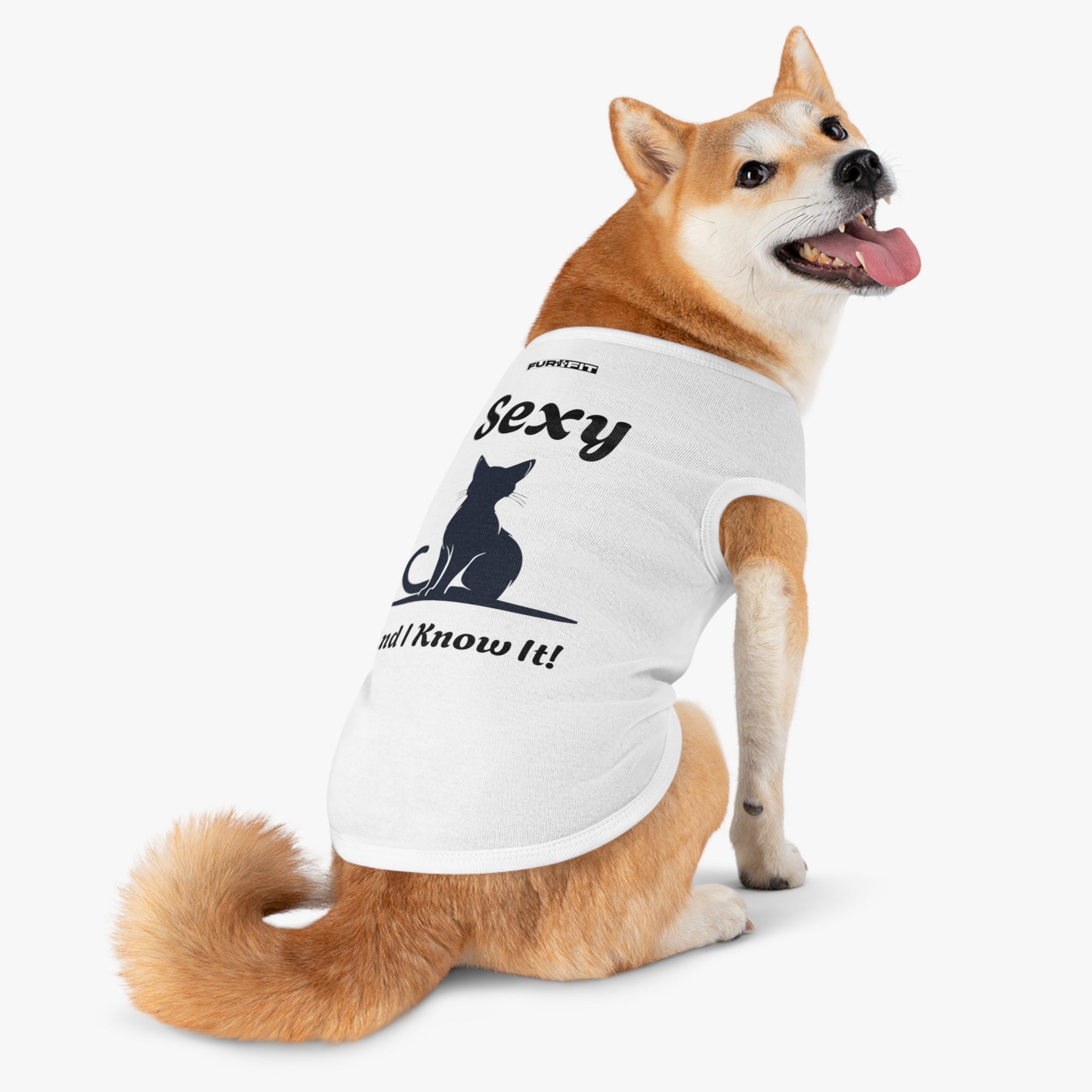 Pet Tank Top |  "Sexy And I Know It"