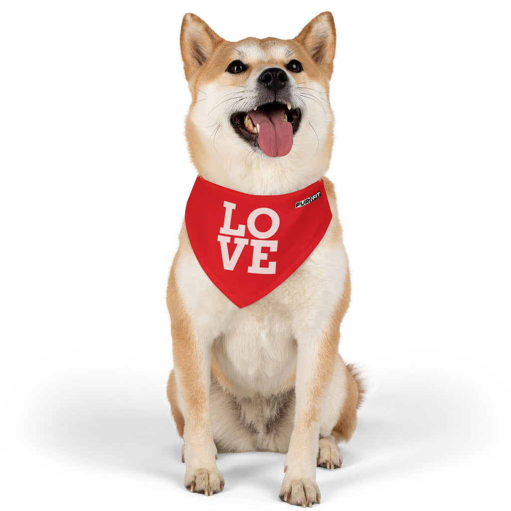 Pet Bandana Collar | 'LOVE'