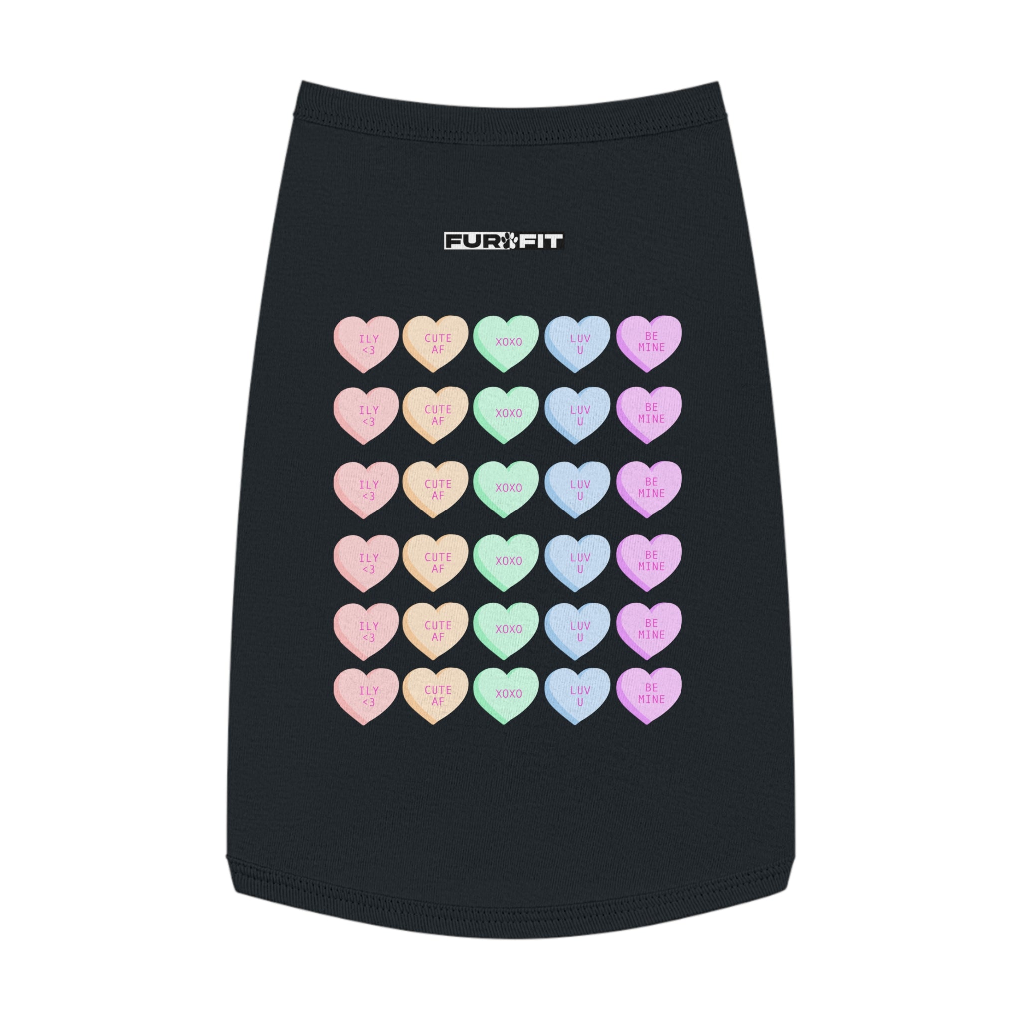 Pet T-shirt | Candy Heart Valentine Tee