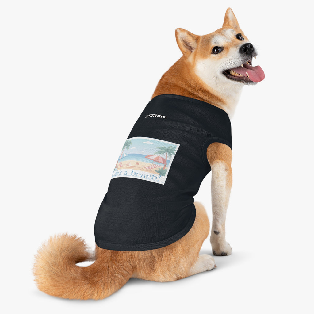 Pet T-shirt | "Life's a Beach"