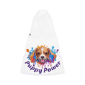 Pet Hoodie | "Puppy Power" (on white)