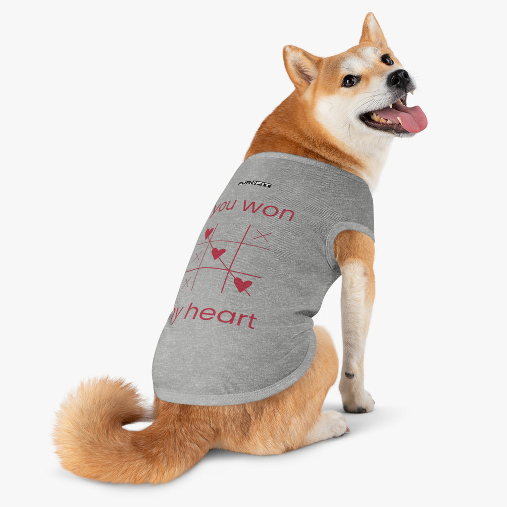 Pet T-shirt | "You Won My Heart"