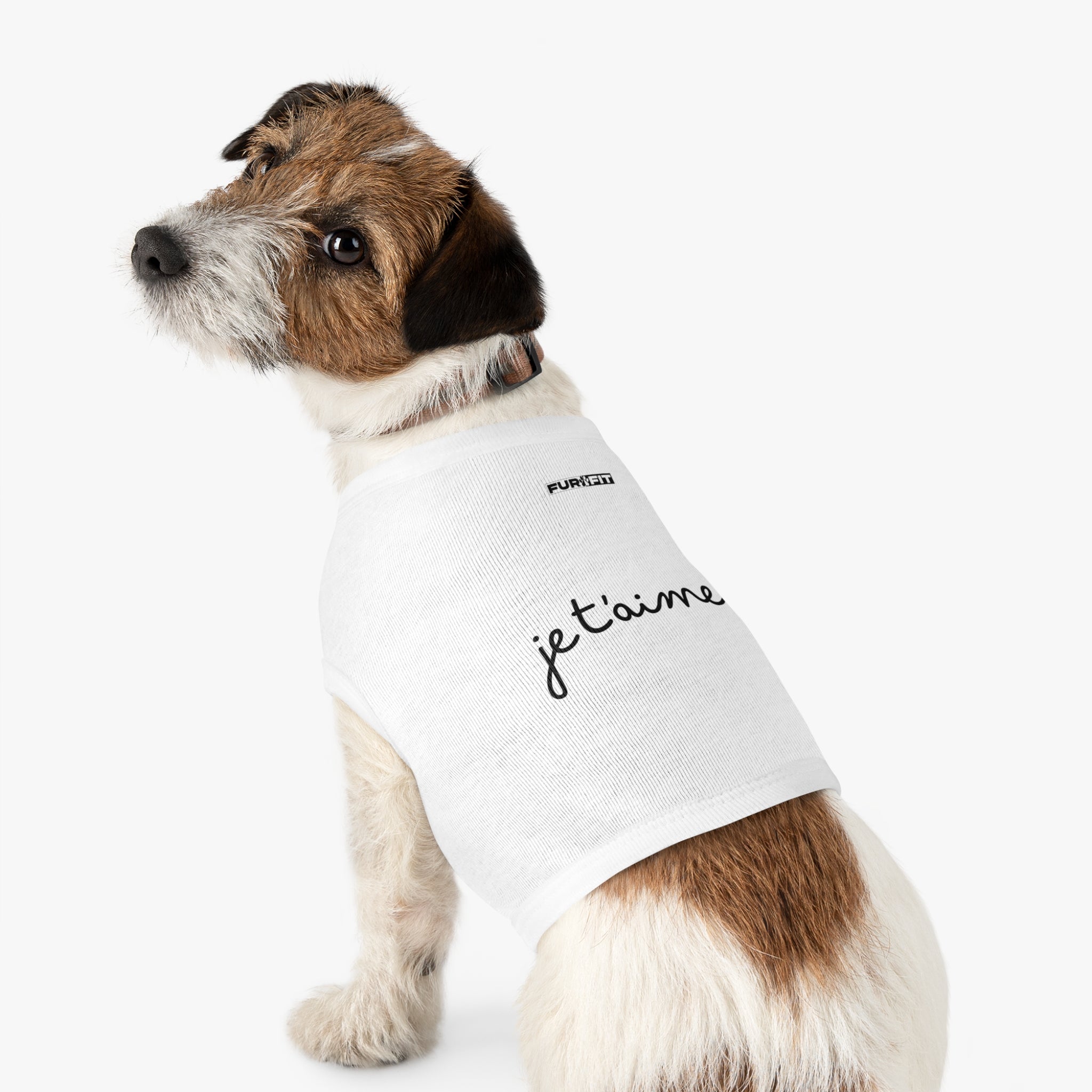 Pet T-shirt | "je t'aime" (I love you)