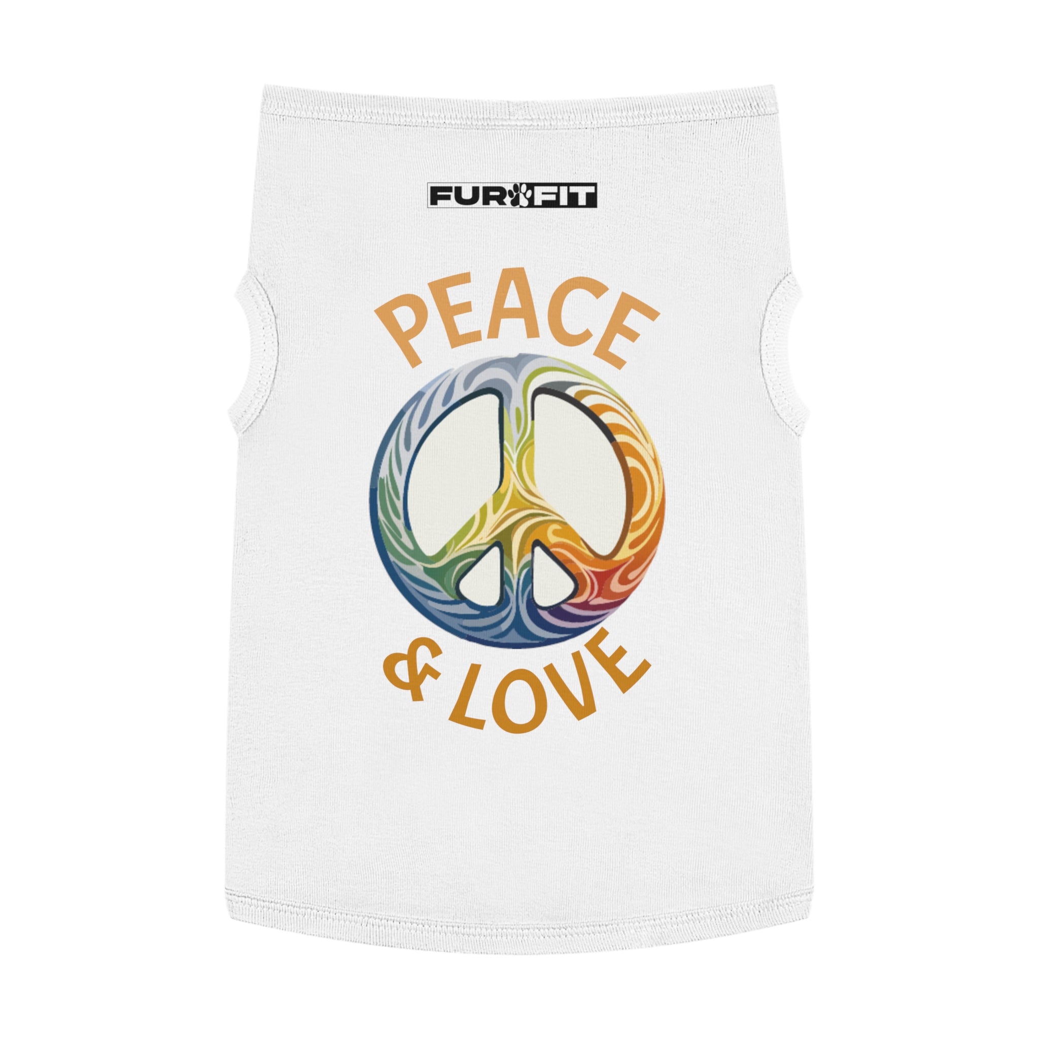 Pet T-shirt | "Peace & Love"