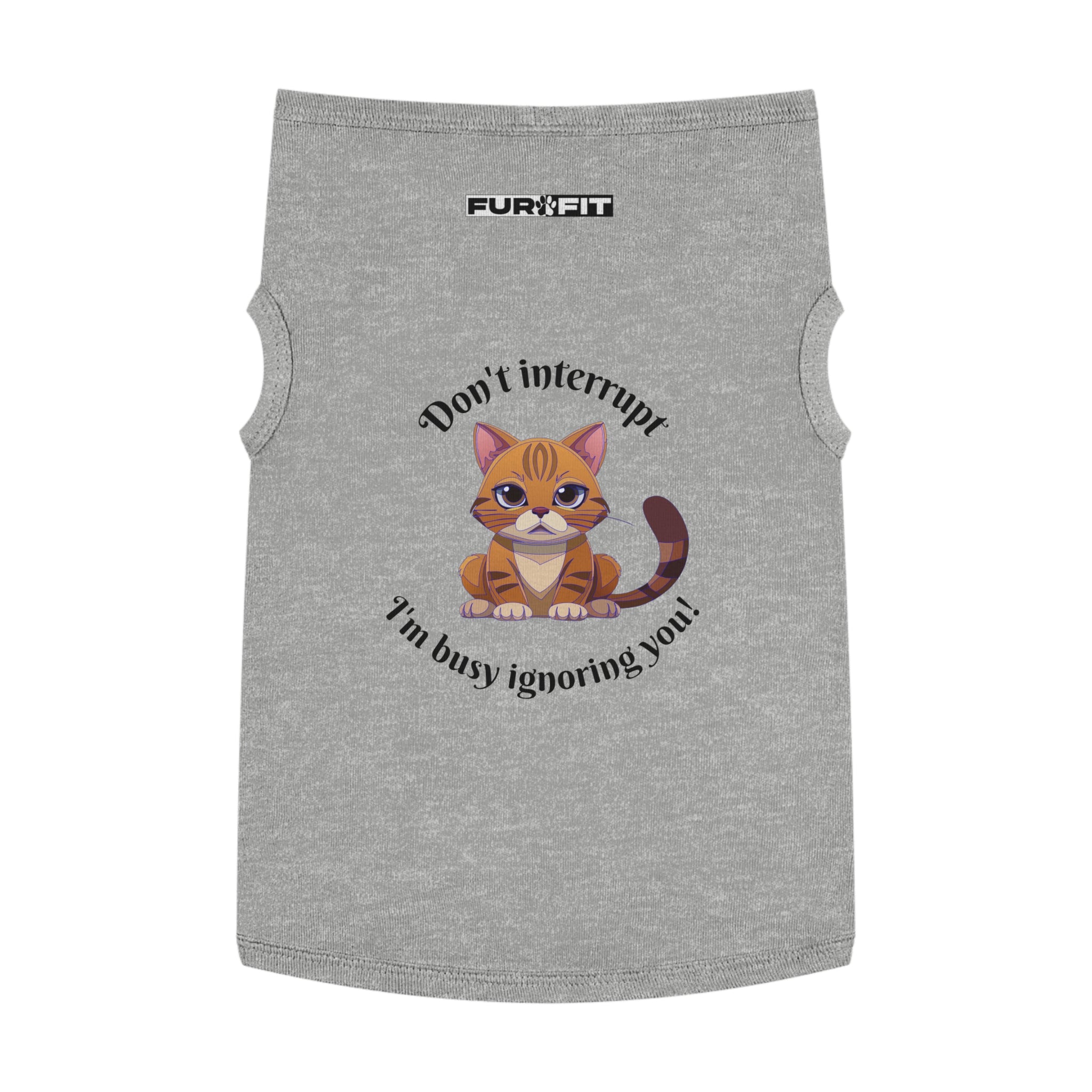 Pet T-shirt | "Don't Interrupt I'm Busy Ignoring You"