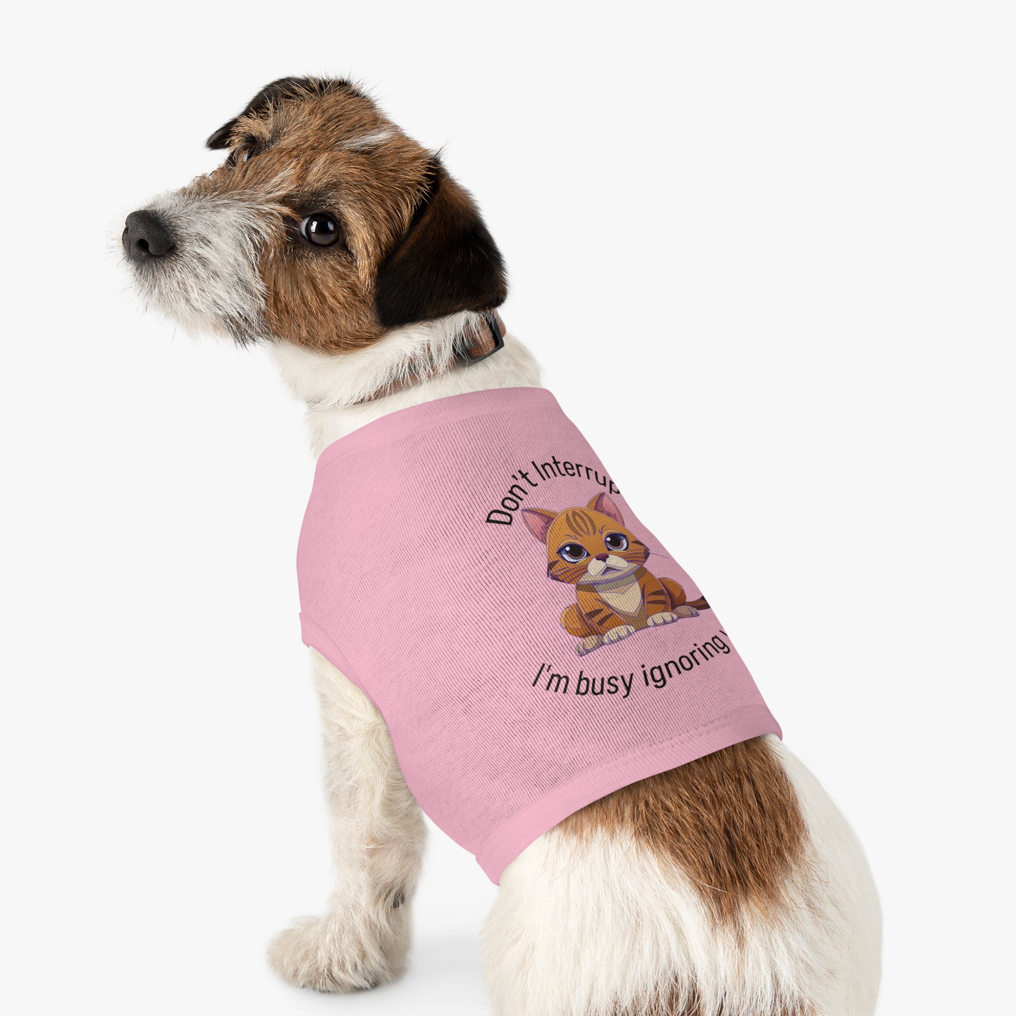 Pet Tank Top | "Don't Interrupt, I'm Busy Ignoring You"
