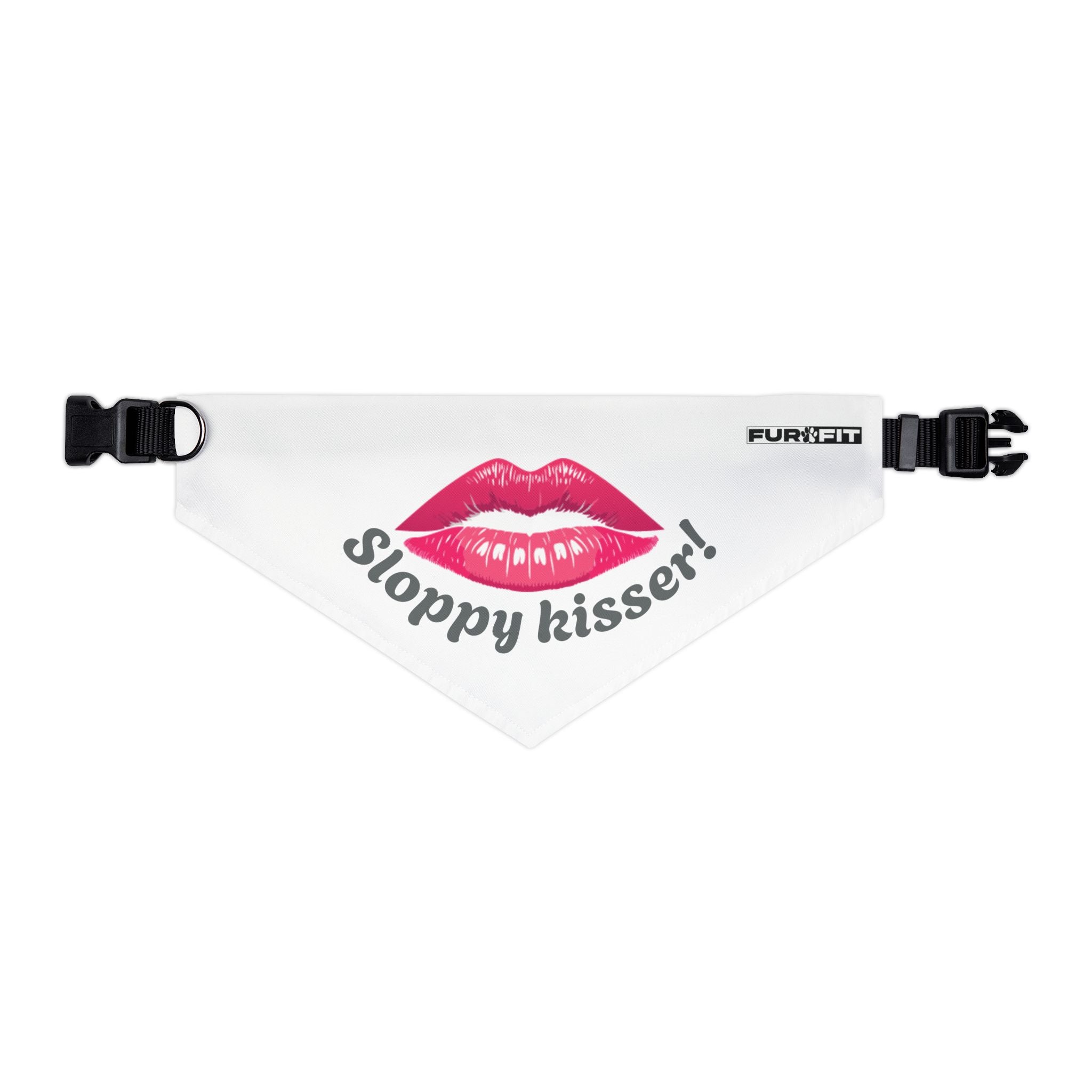 Pet Bandana Collar | 'Sloppy Kisser'