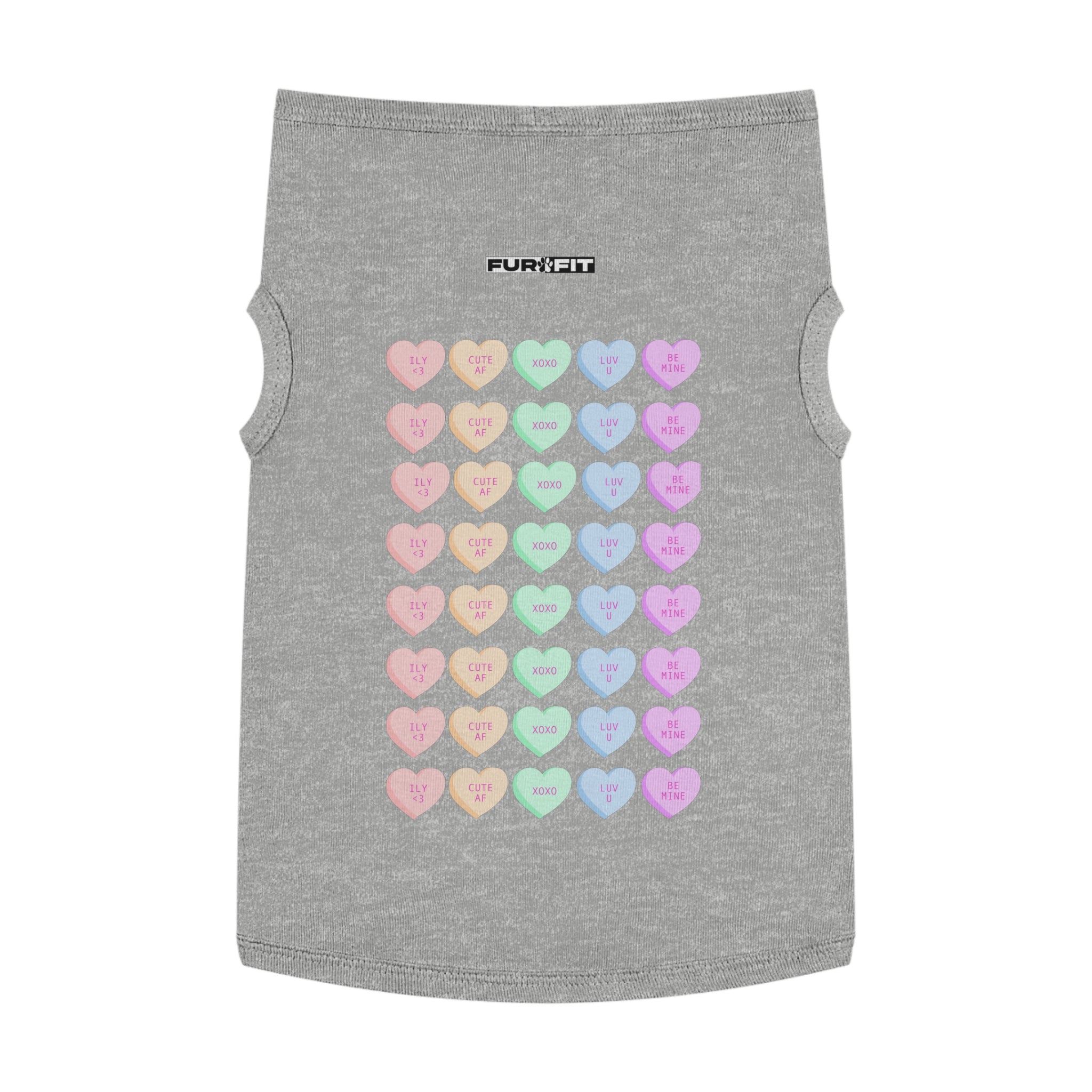 Pet T-shirt | Candy Heart Valentine Tee