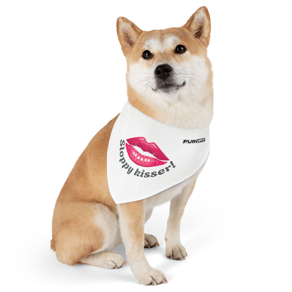 Pet Bandana Collar | "Sloppy Kisser"