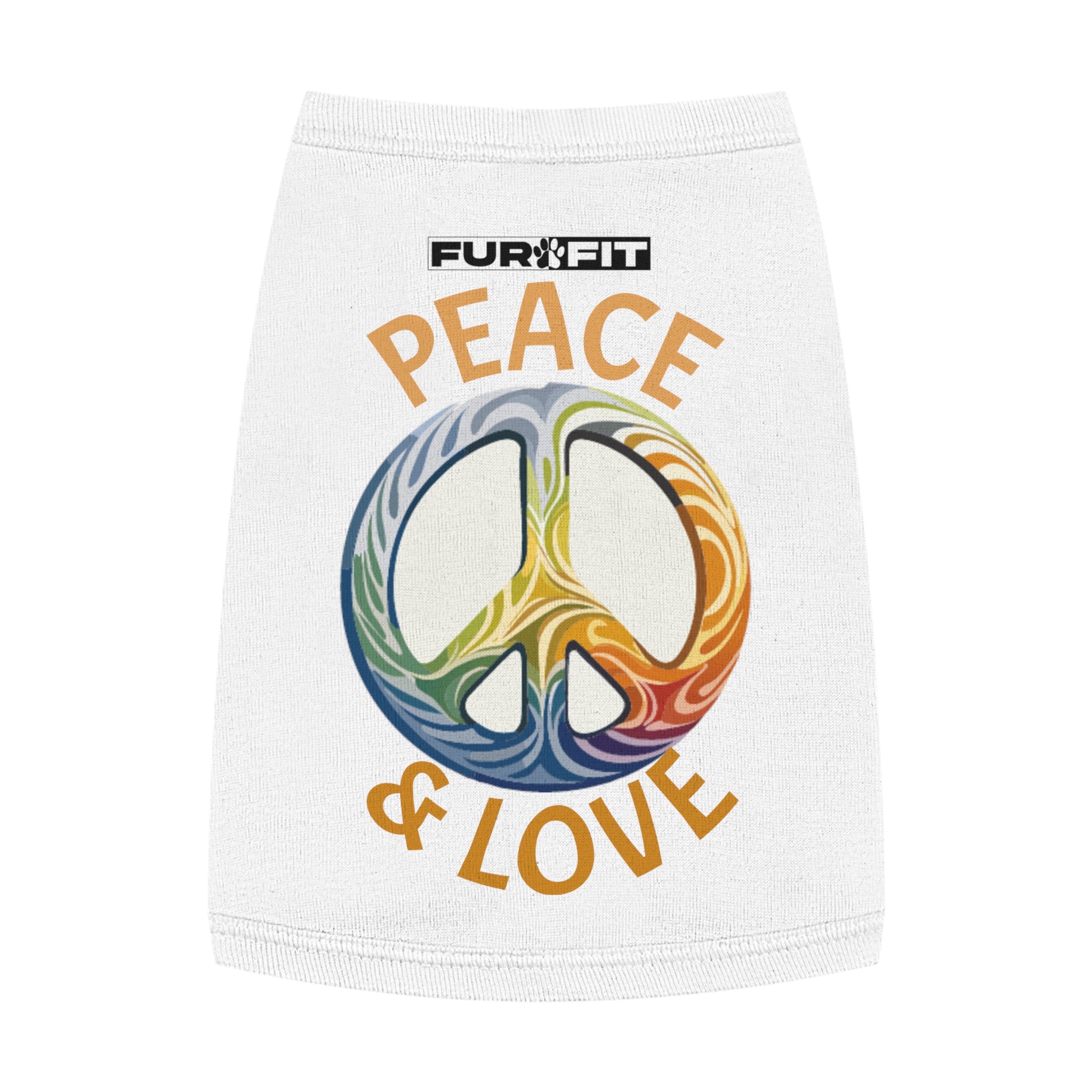 Pet T-shirt | "Peace & Love"