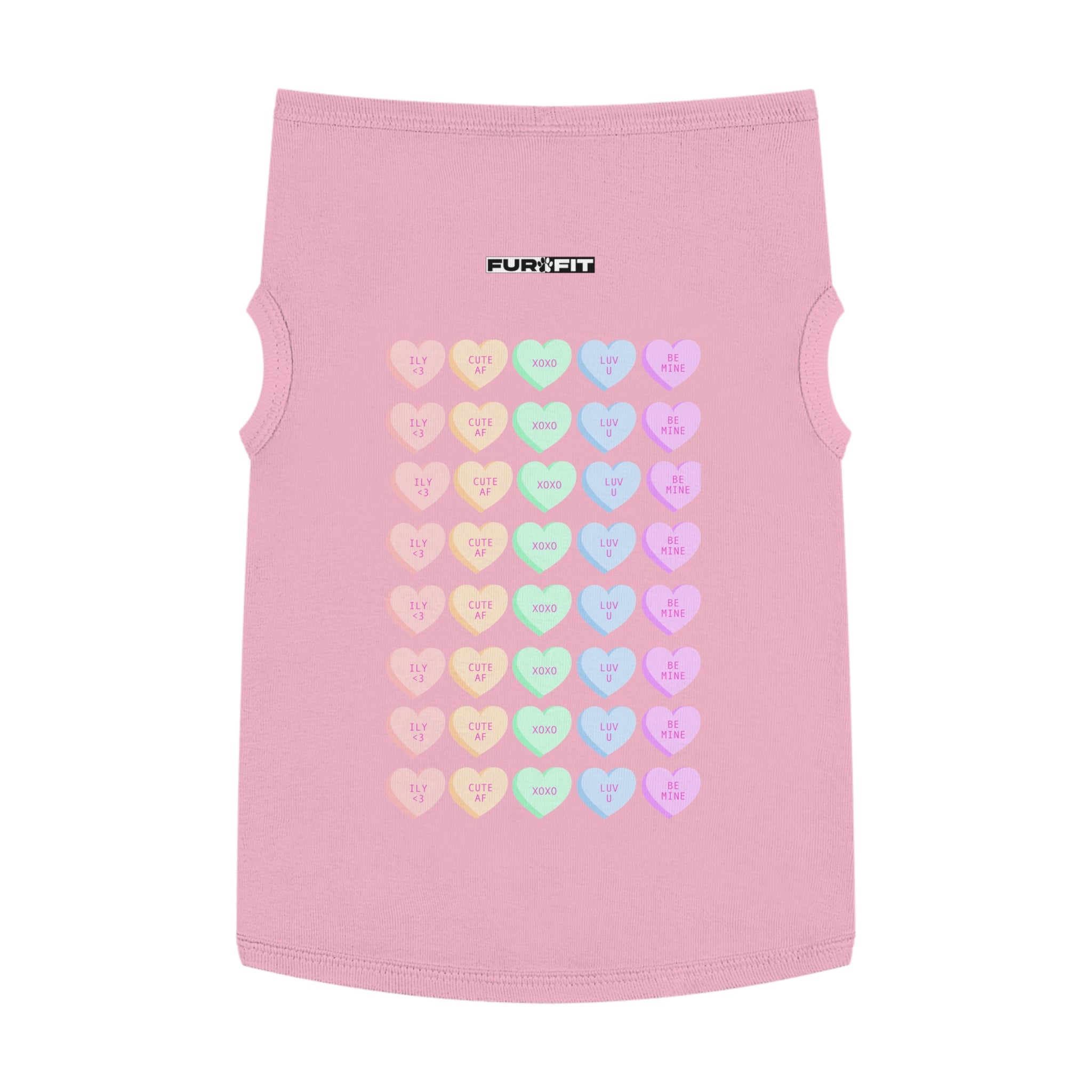 Pet T-shirt | Candy Heart Valentine Tee