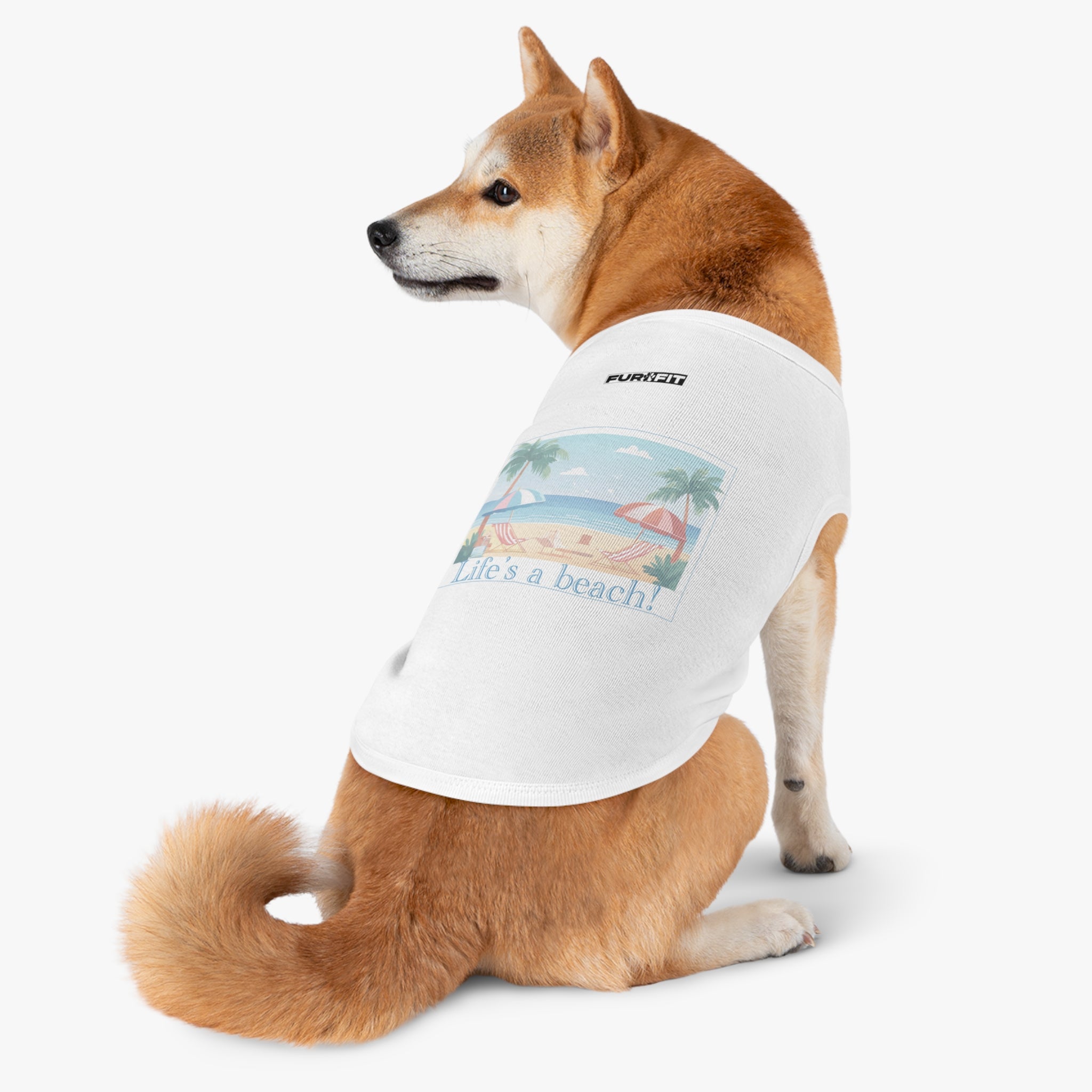 Pet T-shirt | "Life's a Beach"