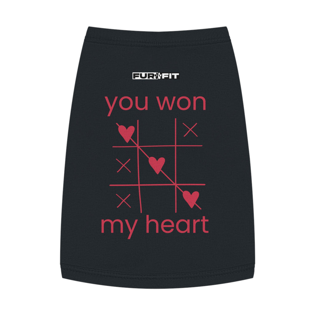 Pet T-shirt | "You Won My Heart"