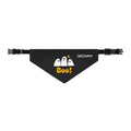 Pet Bandana Collar | 'Boo' with Ghosts (on black)