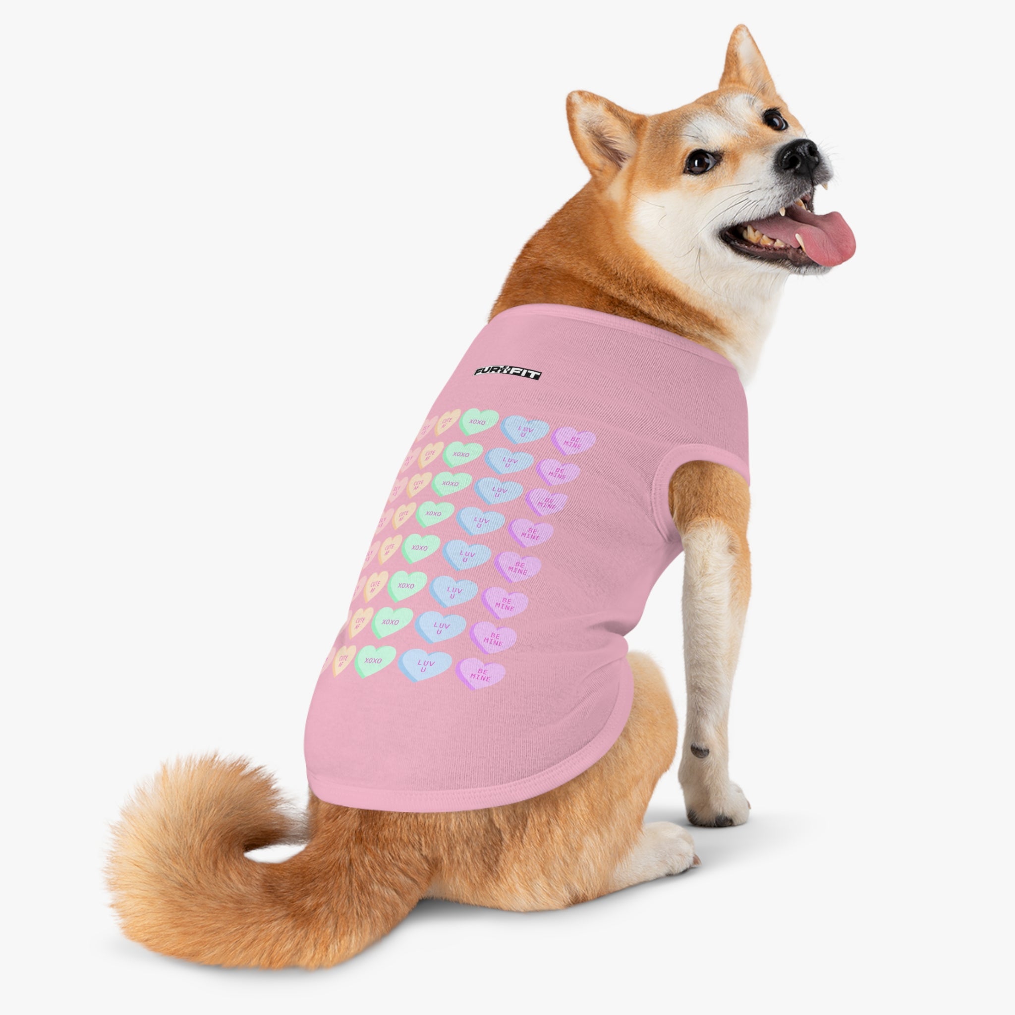 Pet T-shirt | Candy Heart Valentine Tee