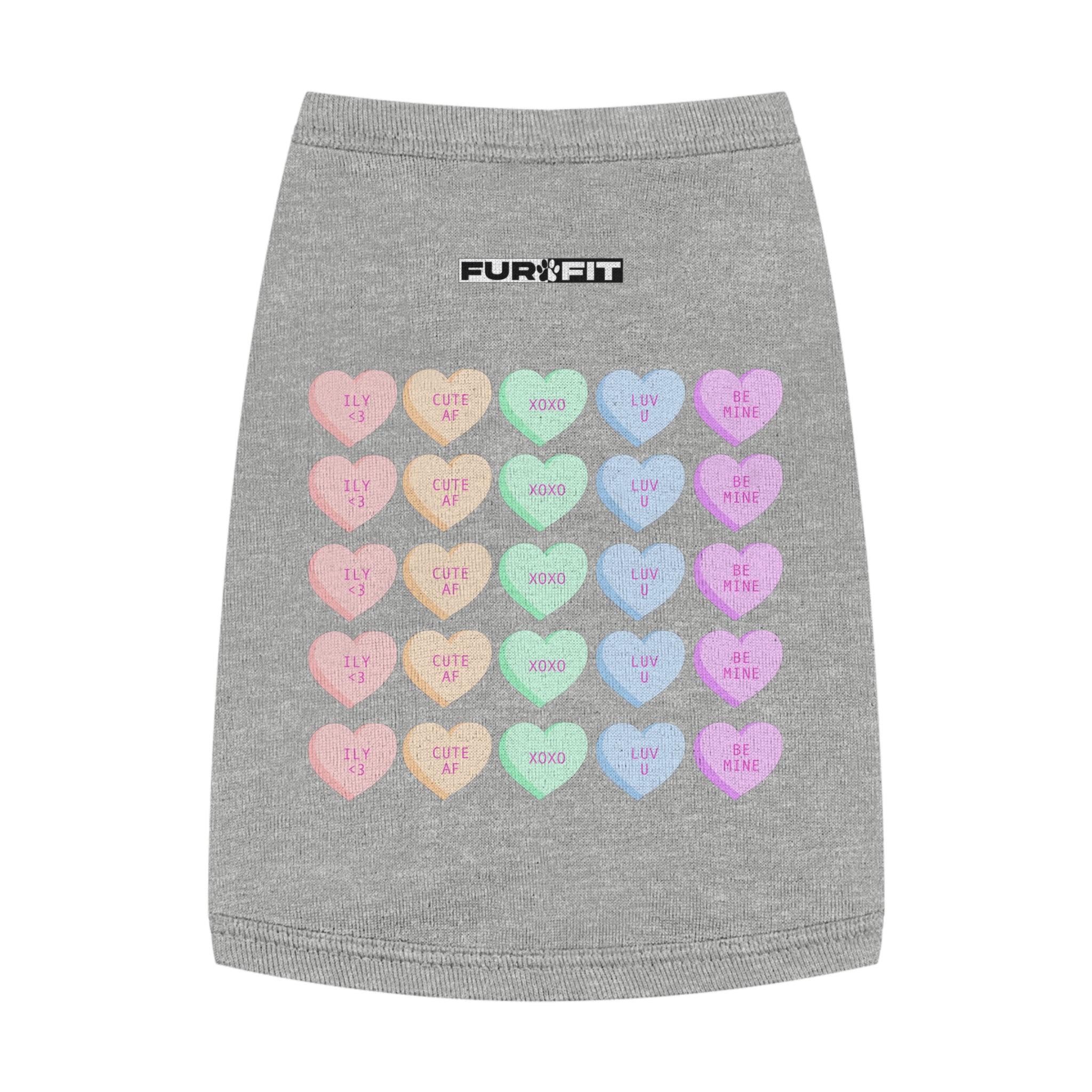 Pet T-shirt | Candy Heart Valentine Tee