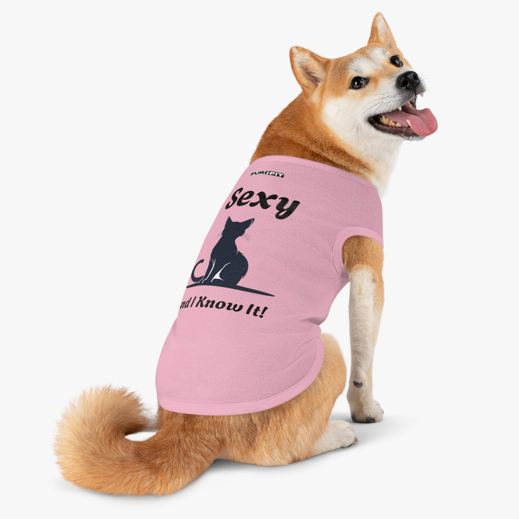 Pet Tank Top |  "Sexy And I Know It"
