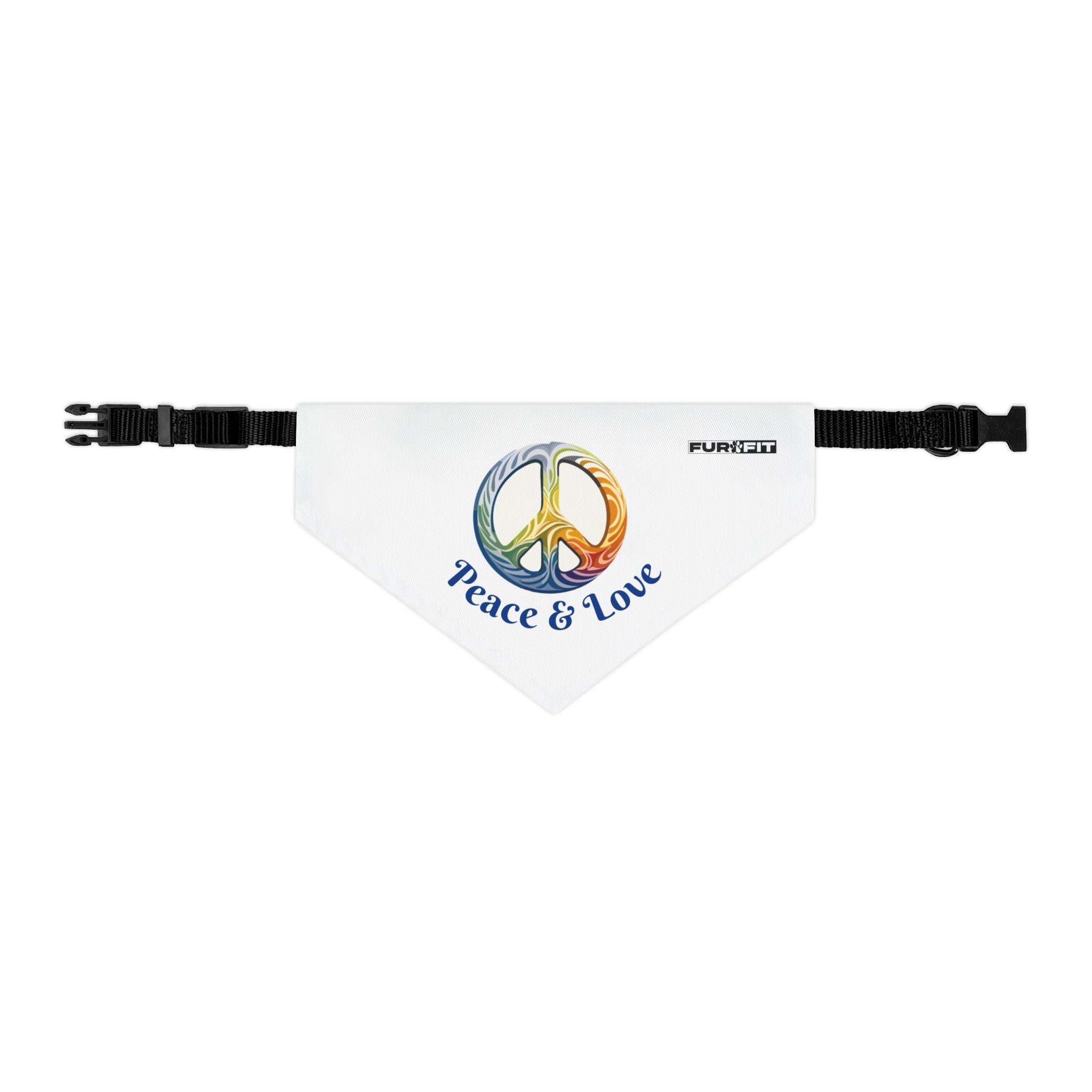 Pet Bandana | 'Peace & Love'