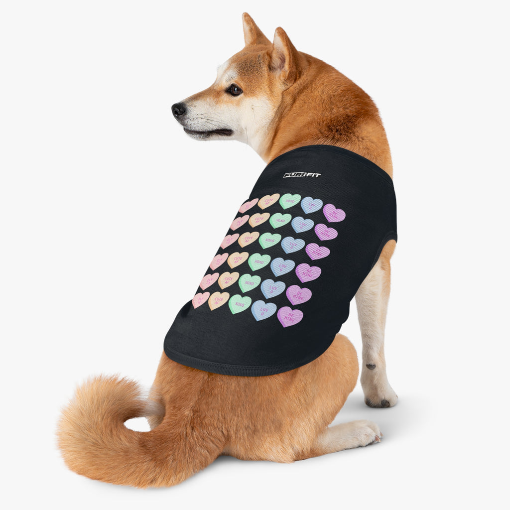 Pet T-shirt | Candy Heart Valentine Tee
