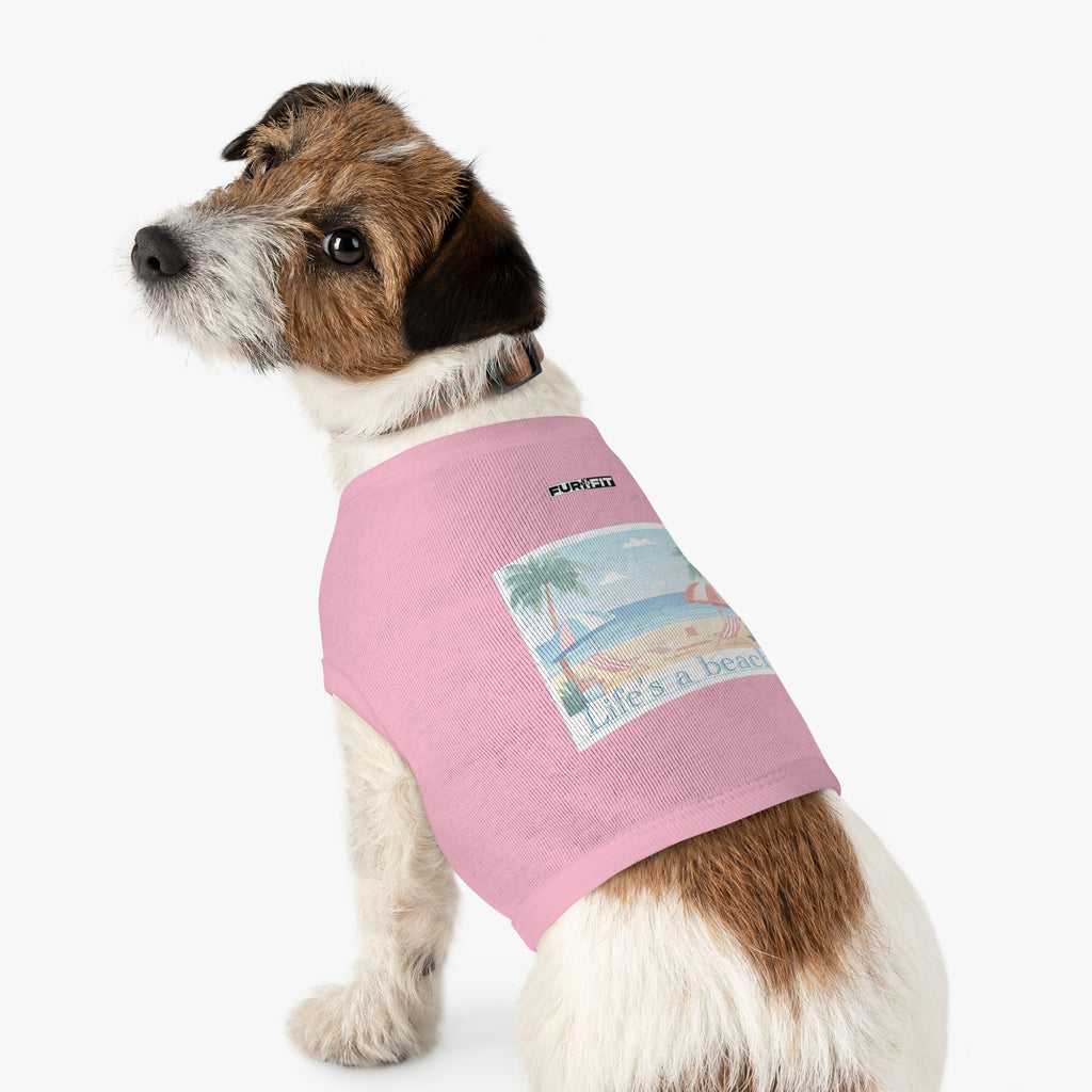 Pet T-shirt | "Life's a Beach"