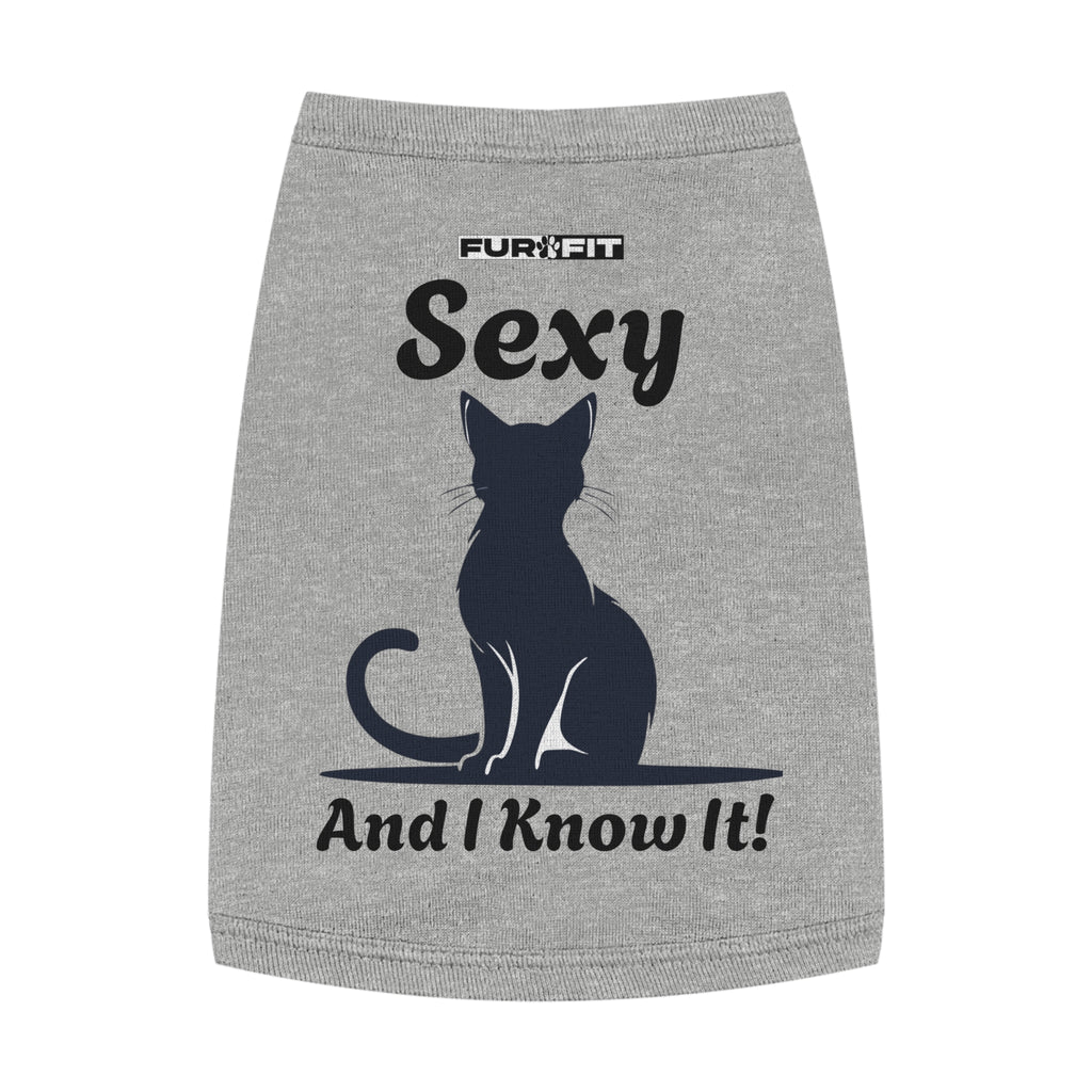 Pet Tank Top |  "Sexy And I Know It"