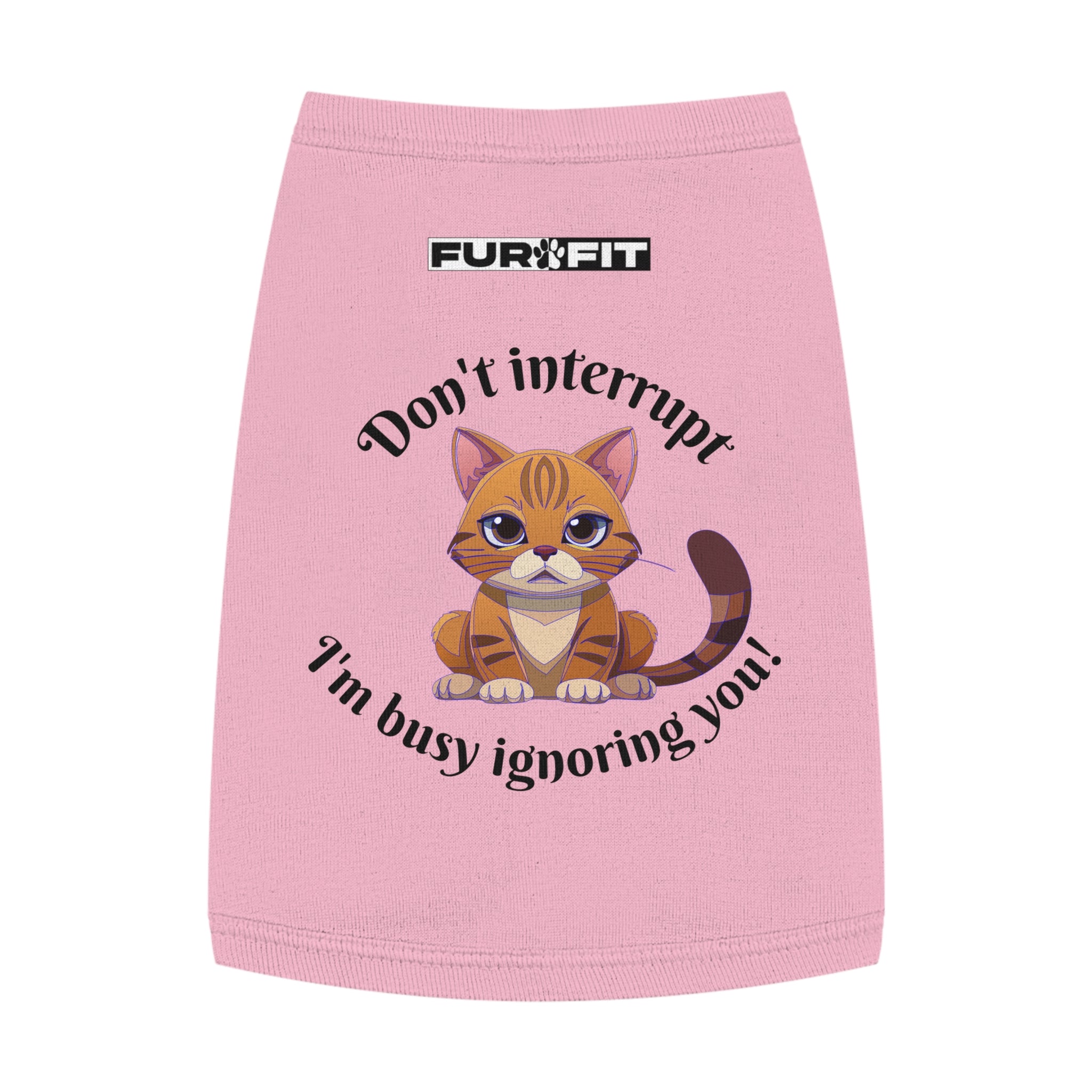 Pet T-shirt | "Don't Interrupt I'm Busy Ignoring You"