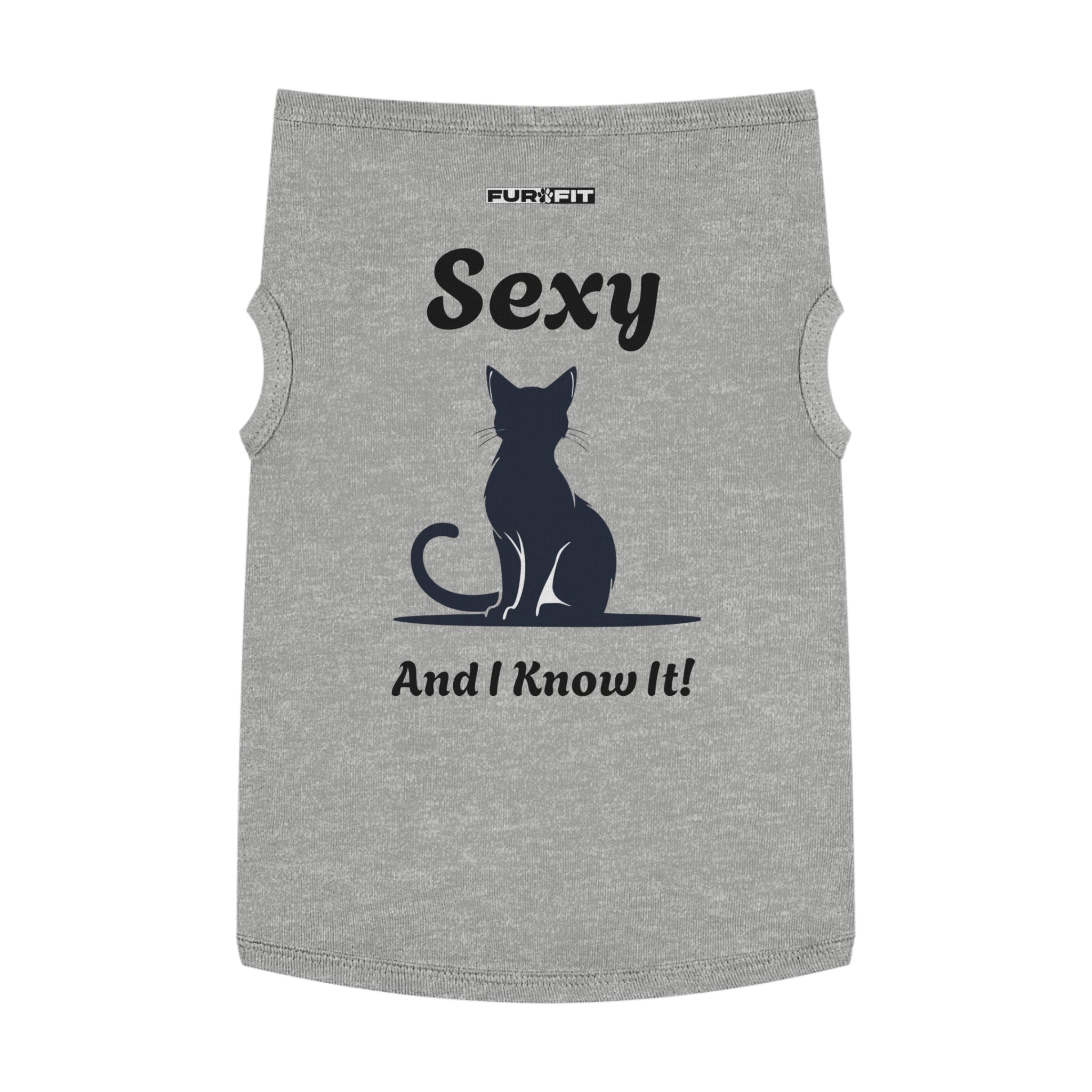 Pet Tank Top |  "Sexy And I Know It"