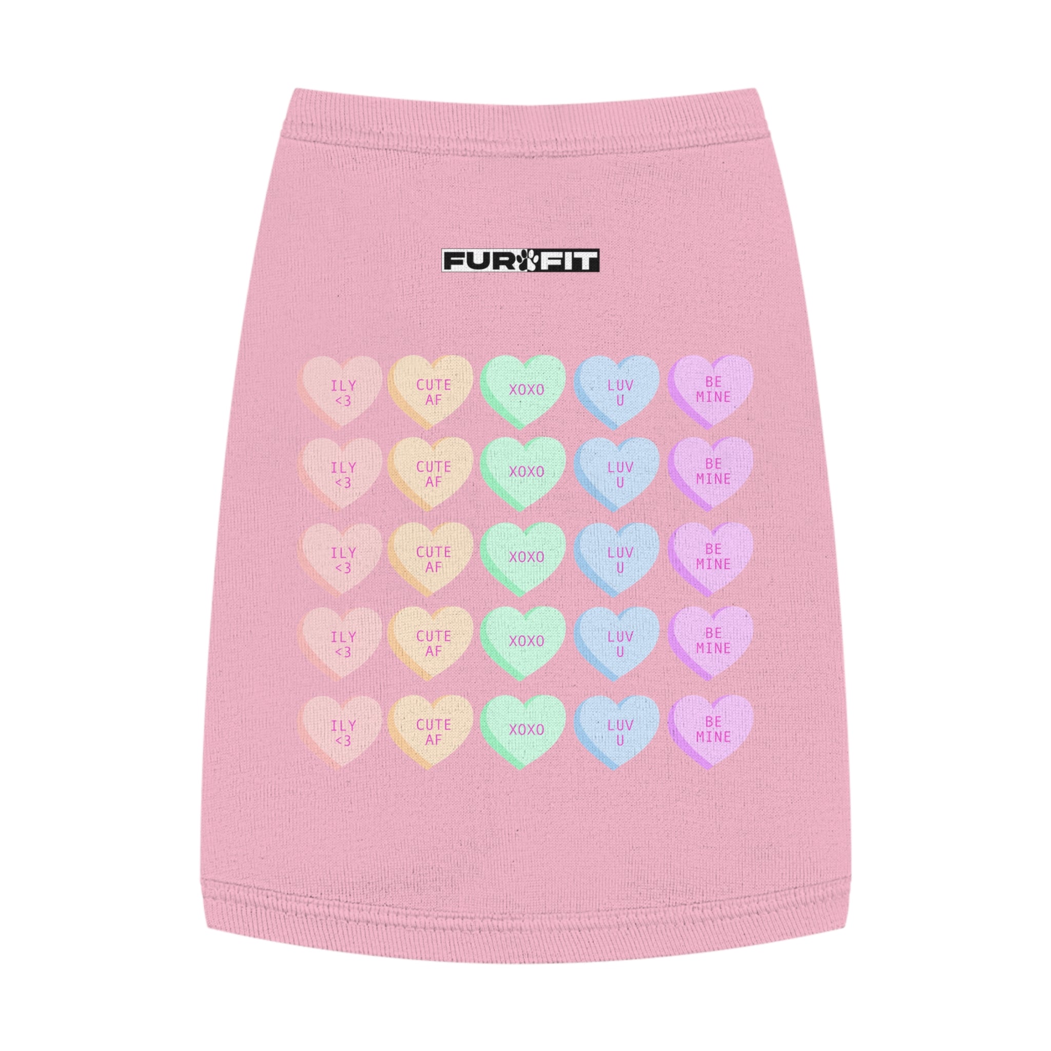 Pet T-shirt | Candy Heart Valentine Tee