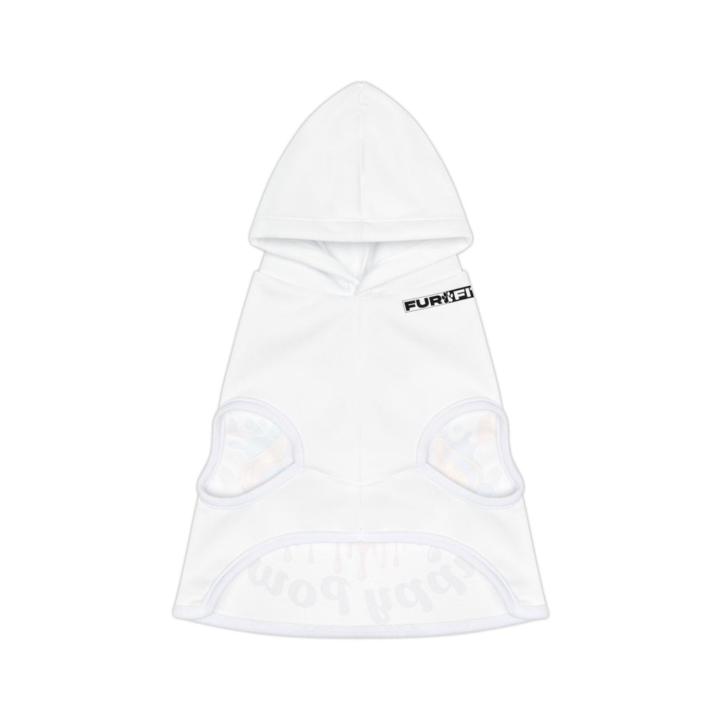 Pet Hoodie | "Puppy Power" (on white)