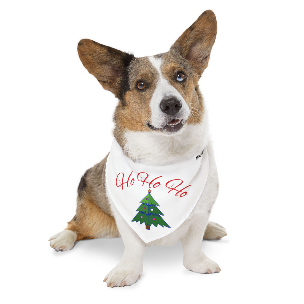 Pet Bandana Collar | 'Ho Ho Ho' (with tree)
