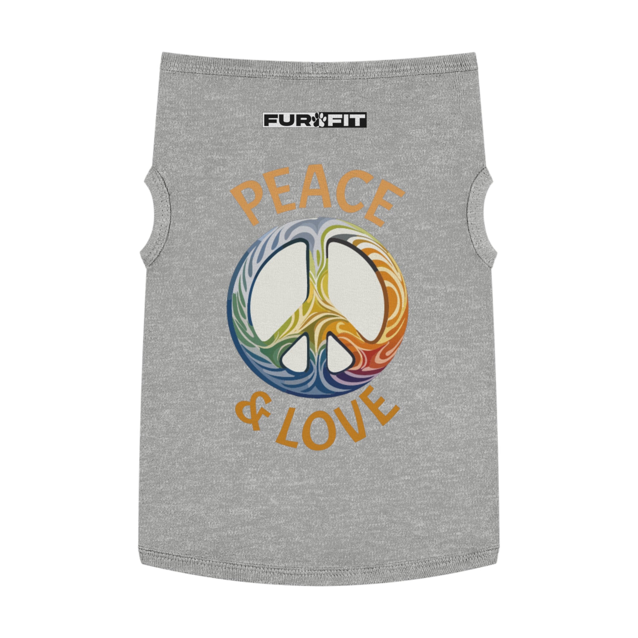 Pet T-shirt | "Peace & Love"