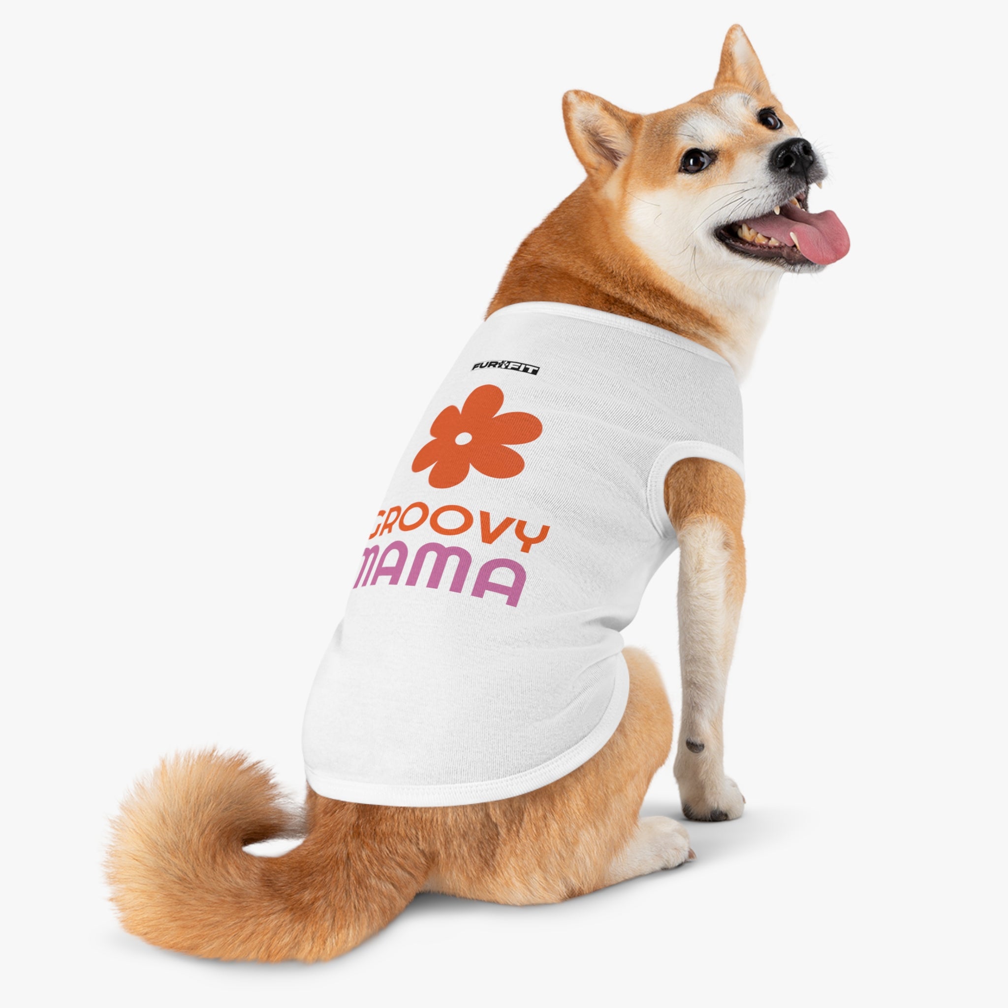 Pet T-shirt | "Groovy Mama"